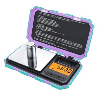 Digital Mini Scale 200g 0.01g Pocket Scale with 50g Calibration Weight Electronic Smart Scale for Food Tablets Jewelry