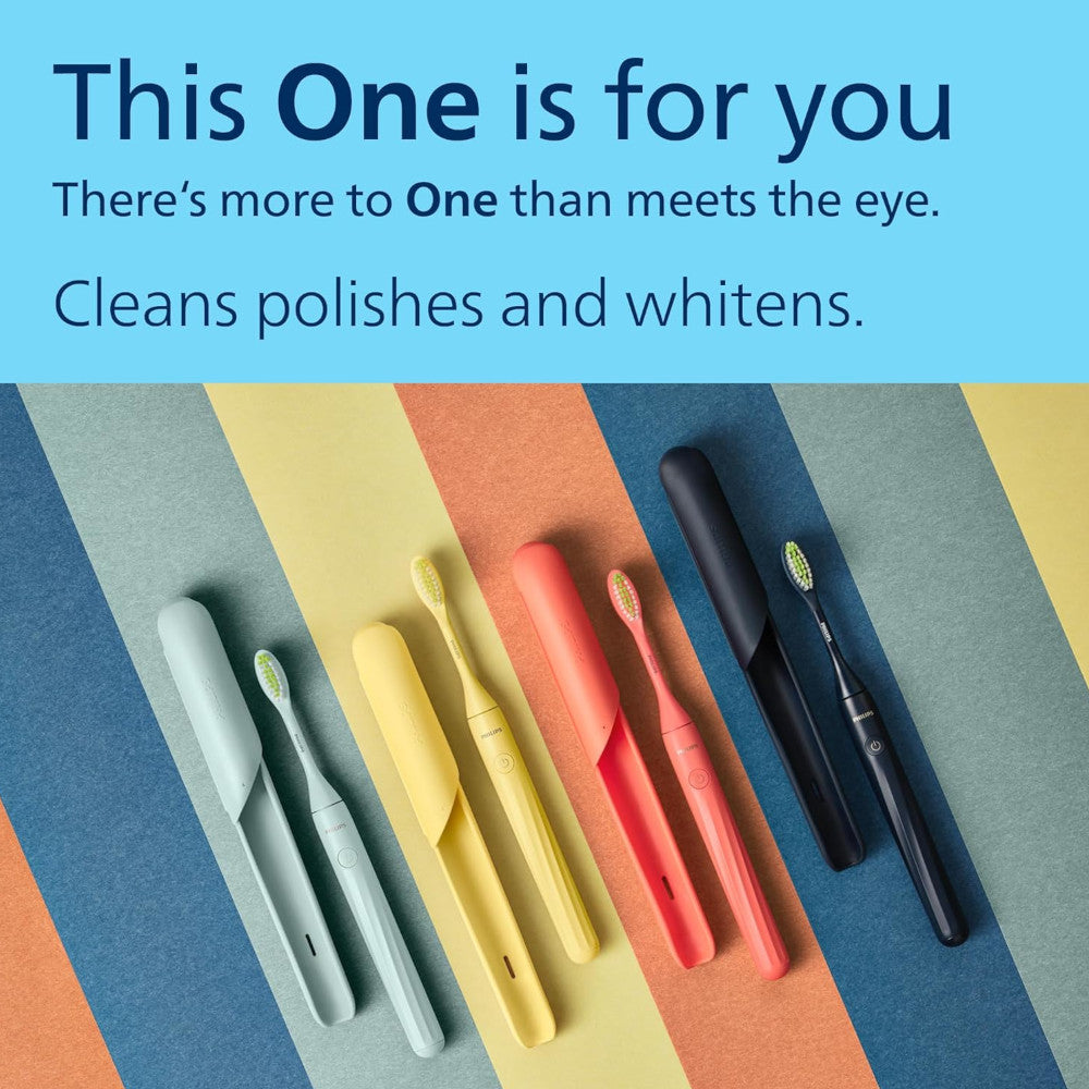 Philips Sonicare One Battery Toothbrush – HY1100/01, Coral