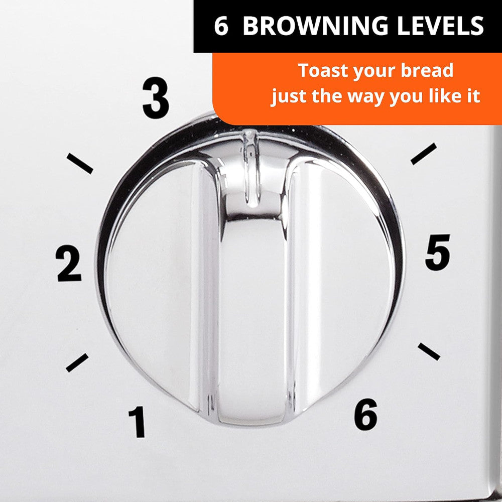 KRUPS KH732D51 2 slice Stainless Steel Toaster