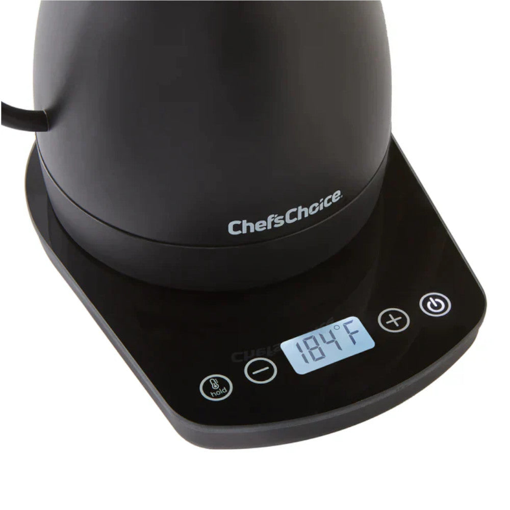 CHEF'S CHOICE KTCC1LMB13  1L Cordless Electric Gooseneck Kettle with Temperature Control