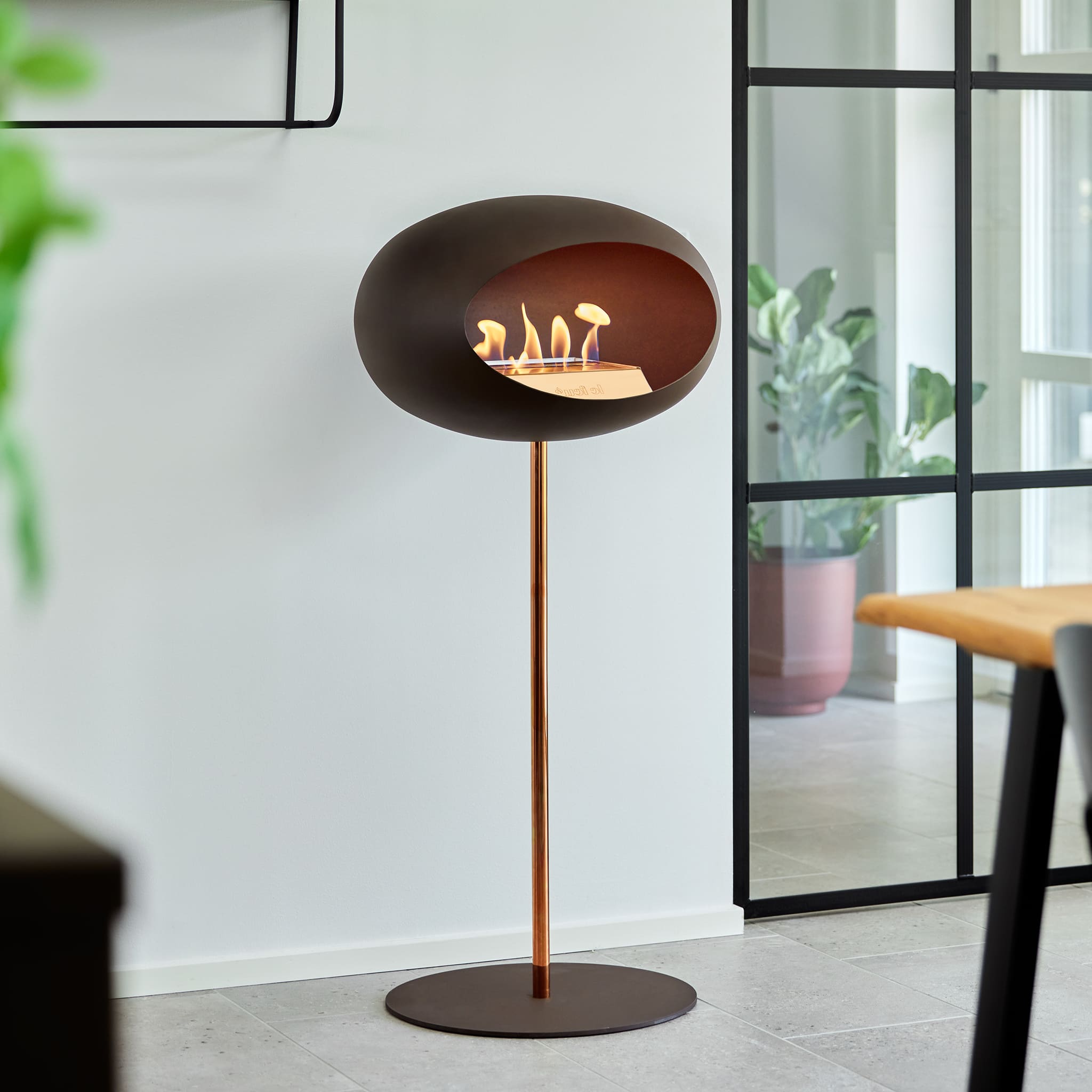 Le Feu Steel High Dome - Mocca