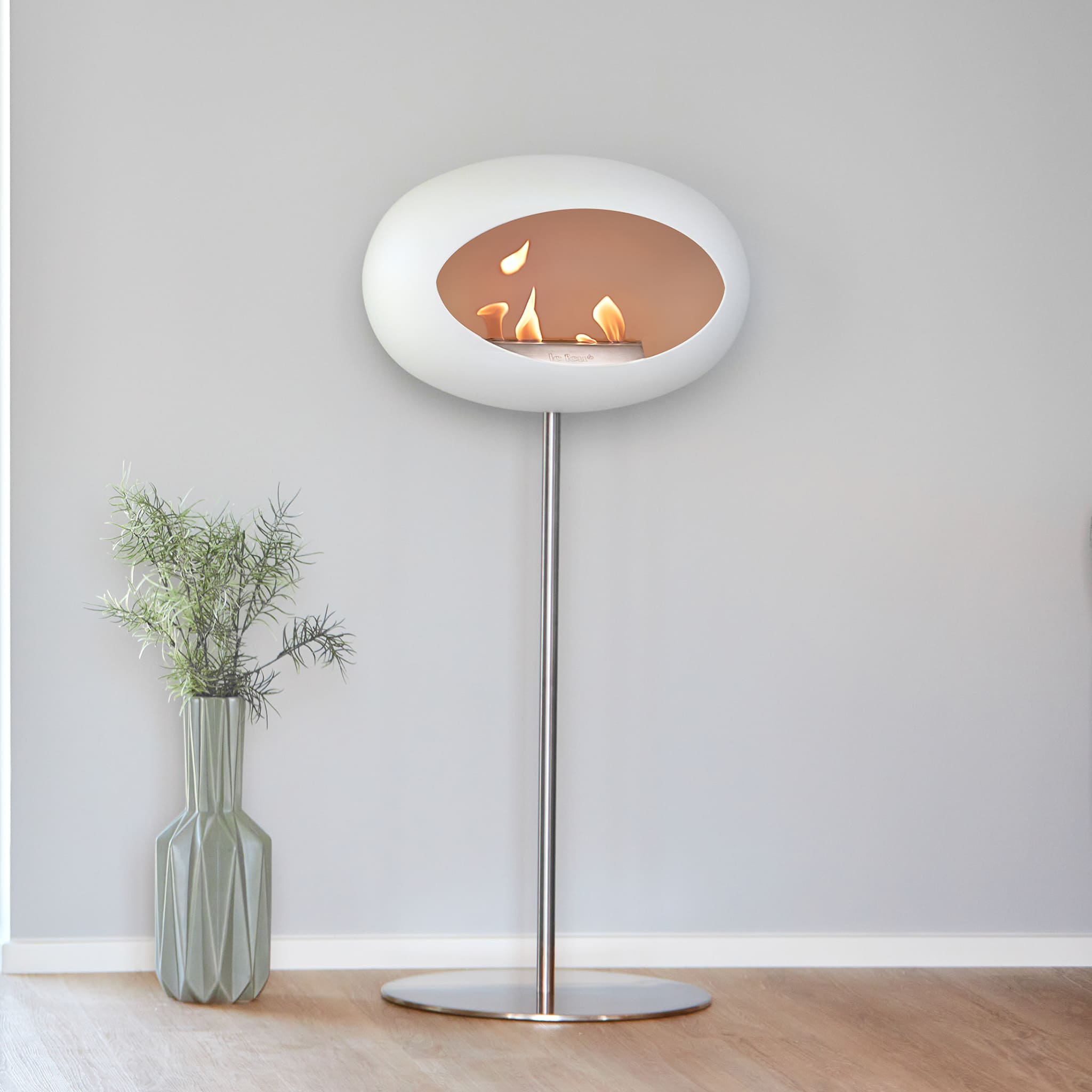 Le Feu Steel High Dome - White