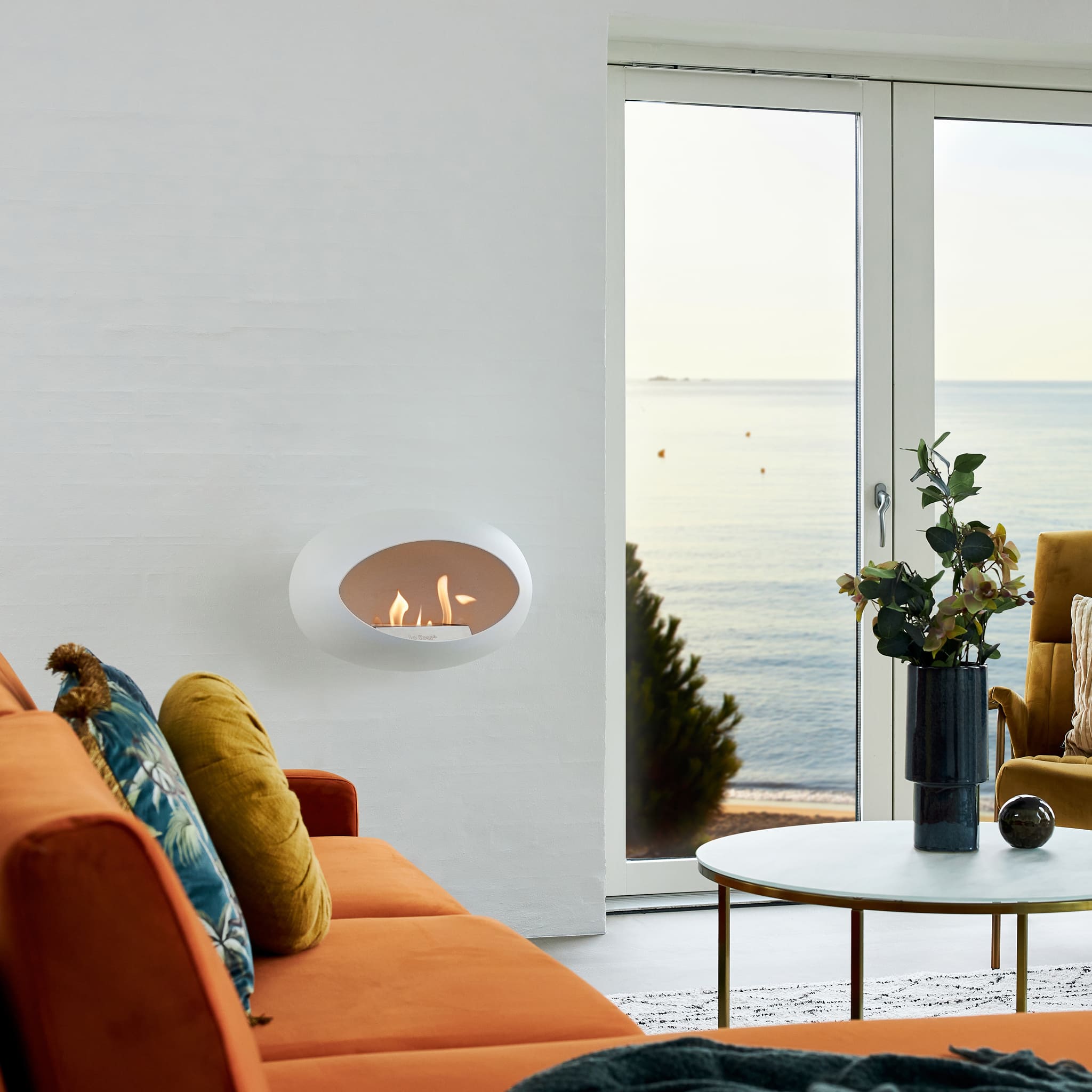 Le Feu Wall Dome - White