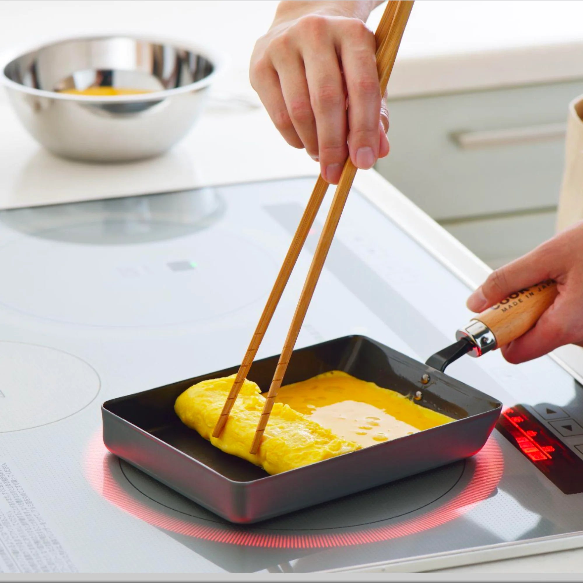Yoshikawa Cook-Pal Ren Rolled Egg/Omelet  Pan (Medium)