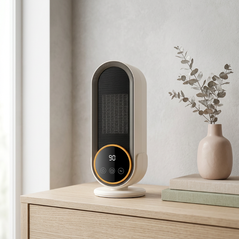FAN HEATER E68S PTC Ceramic Heater With Remote Control