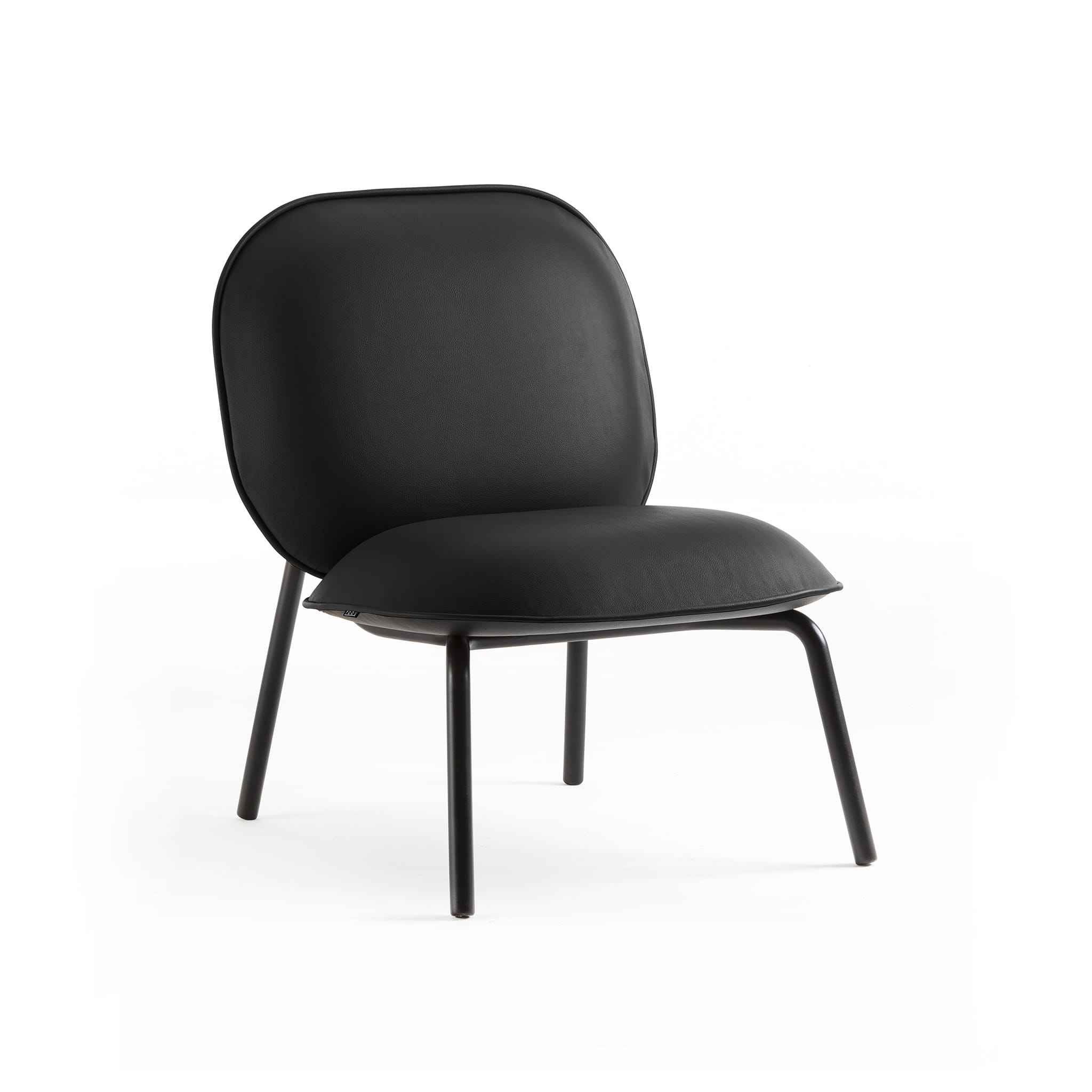 Tasca Lounge Chair & Ottoman - Eco Leather Fabric - Indoor Use