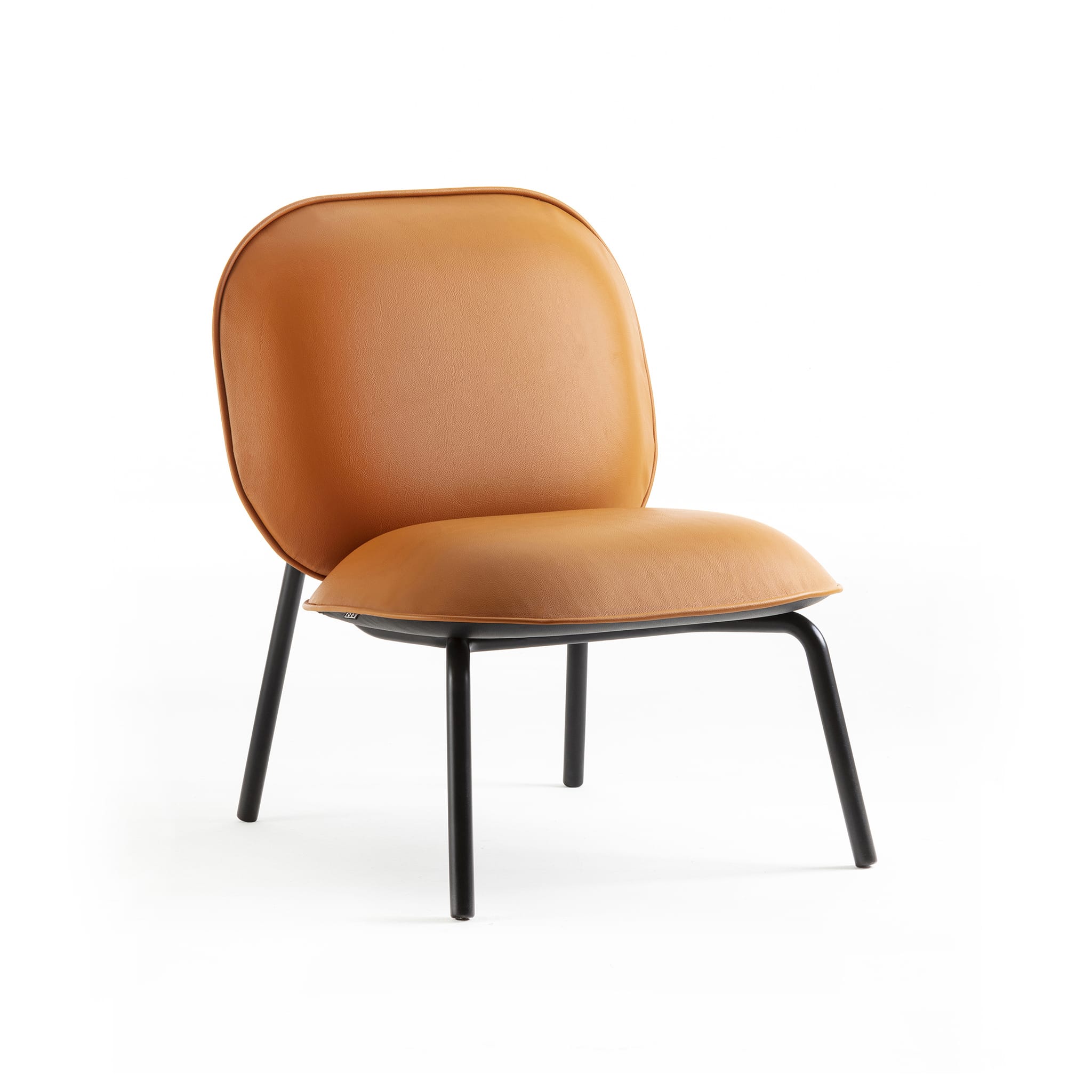 Tasca Lounge Chair & Ottoman - Eco Leather Fabric - Indoor Use