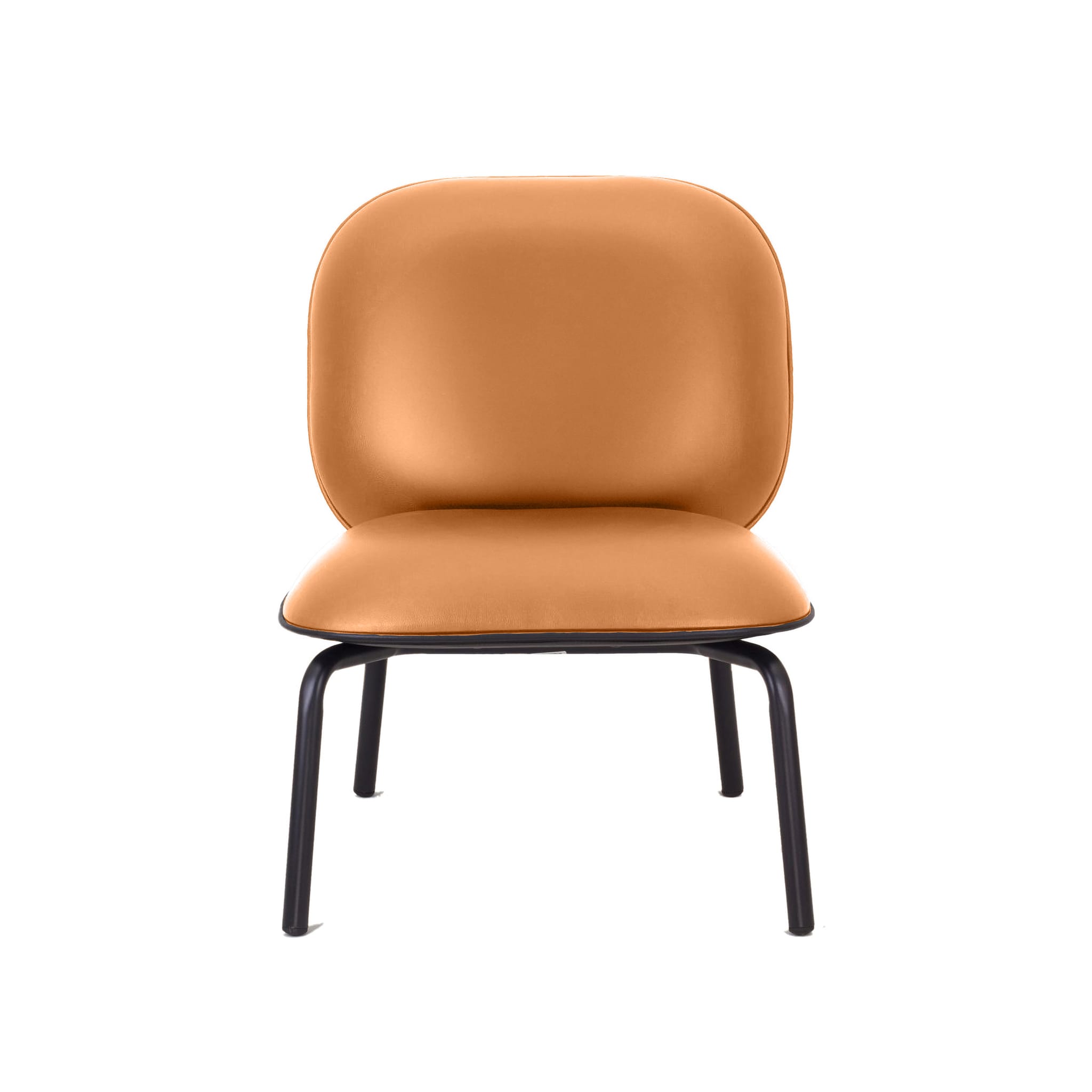 Tasca Lounge Chair & Ottoman - Eco Leather Fabric - Indoor Use
