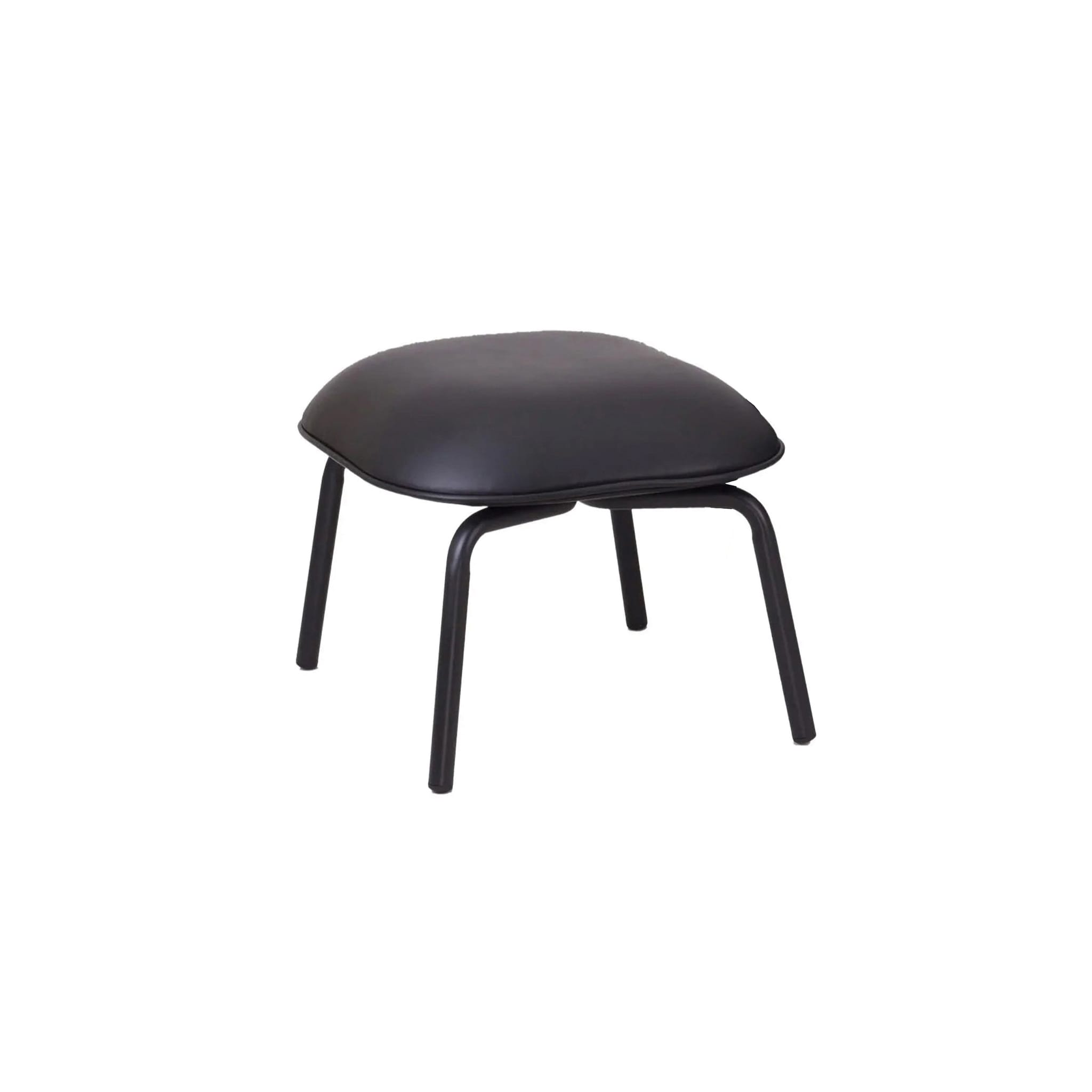 Tasca Lounge Chair & Ottoman - Eco Leather Fabric - Indoor Use