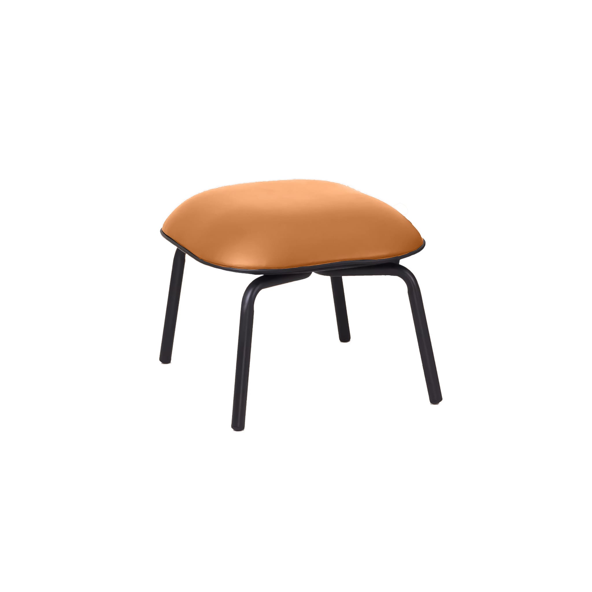 Tasca Lounge Chair & Ottoman - Eco Leather Fabric - Indoor Use