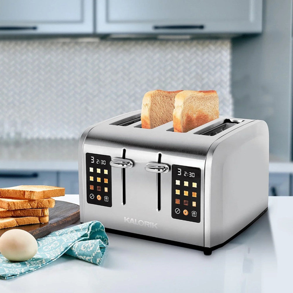KALORIK TO50913SS 4 Slice Digital Toaster Stainless Steel