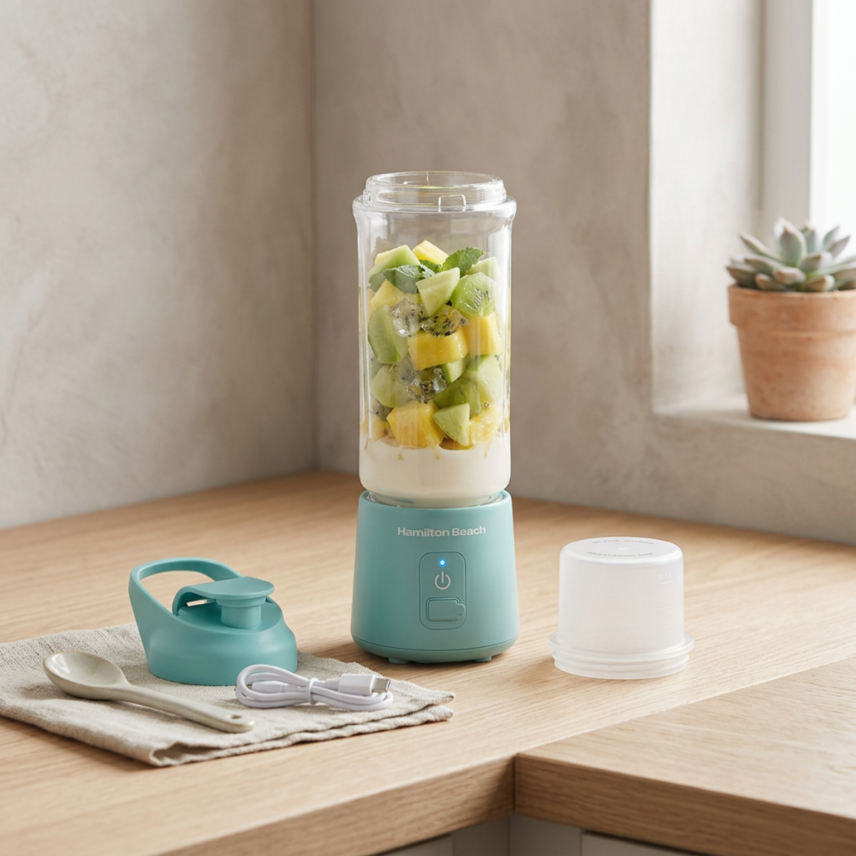 HAMILTON BEACH 51182JC Blend Now Portable Cordless Blender