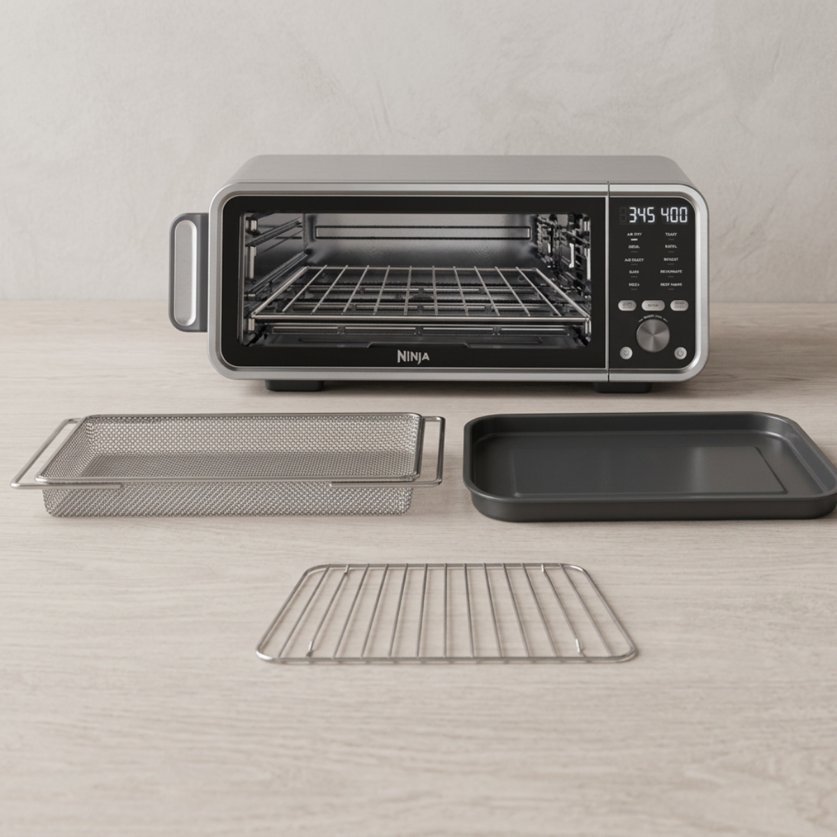 NINJA FT205CO Digital Air Fry Pro Countertop 10-in-1 Oven - Factory serviced with Home Essentials warranty