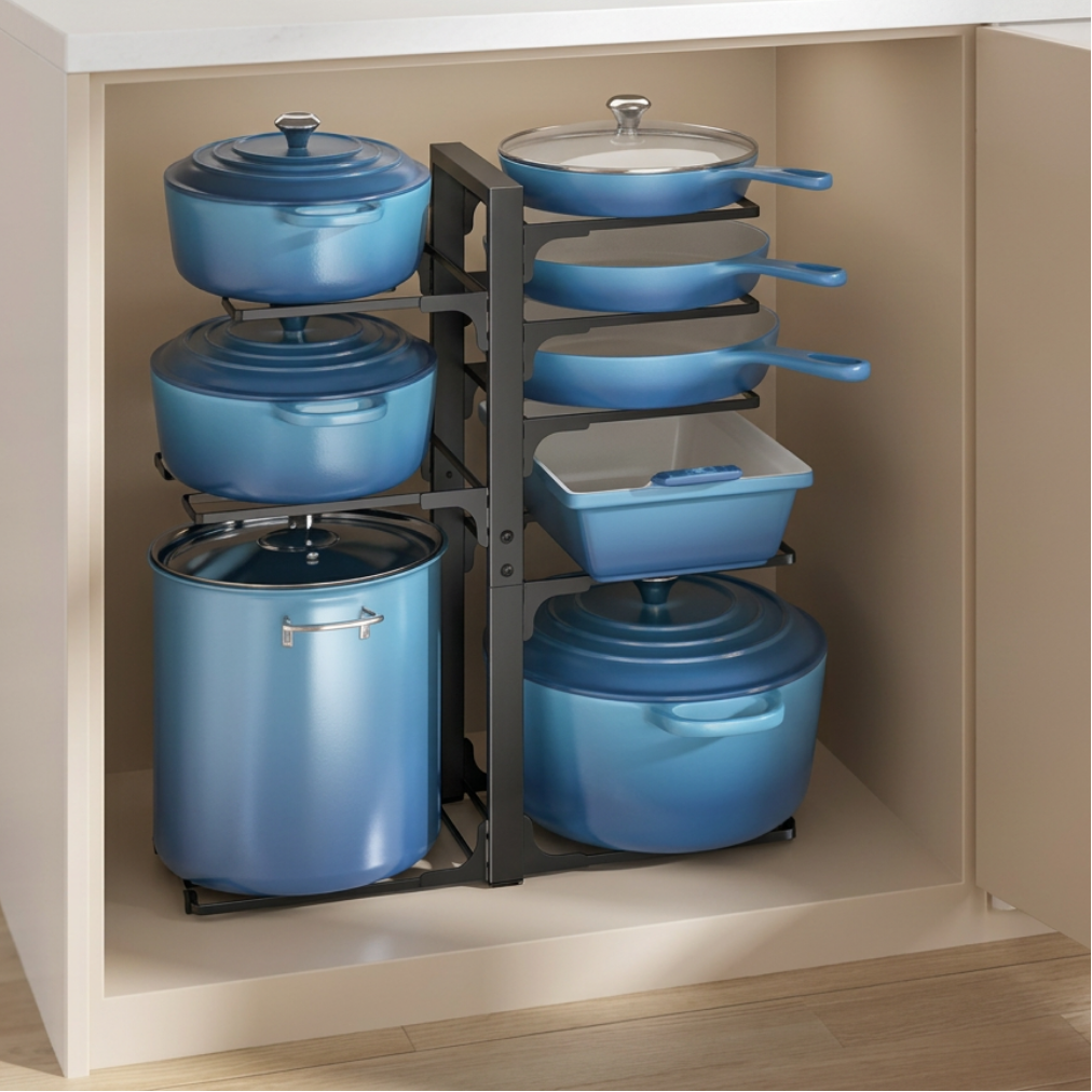 Ordora Pots & Pans Organizer – 4D-21H, 21-Inch