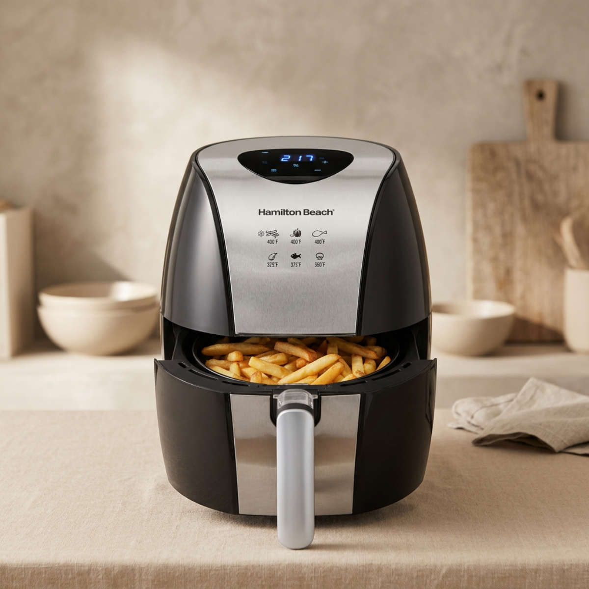 HAMILTON BEACH 35065C 3 Liter Digital Air Fryer