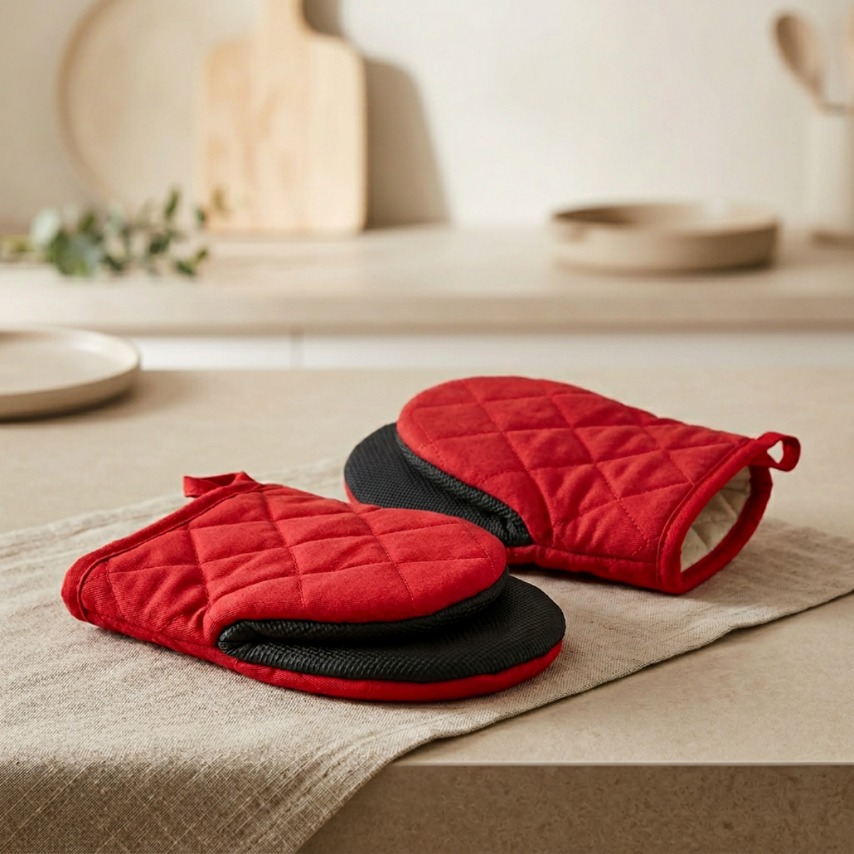 HOME AESTHETICS HA-4122 Neoprene Oven Mitts 2pc