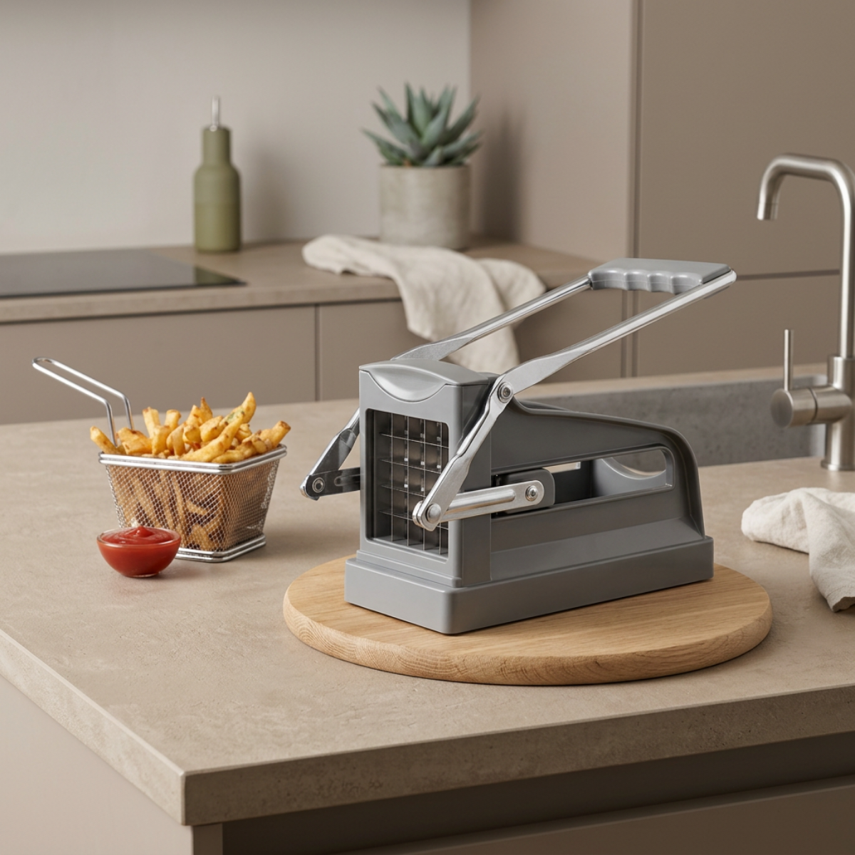 STARFRIT Fry Cutter with 2 Blades
