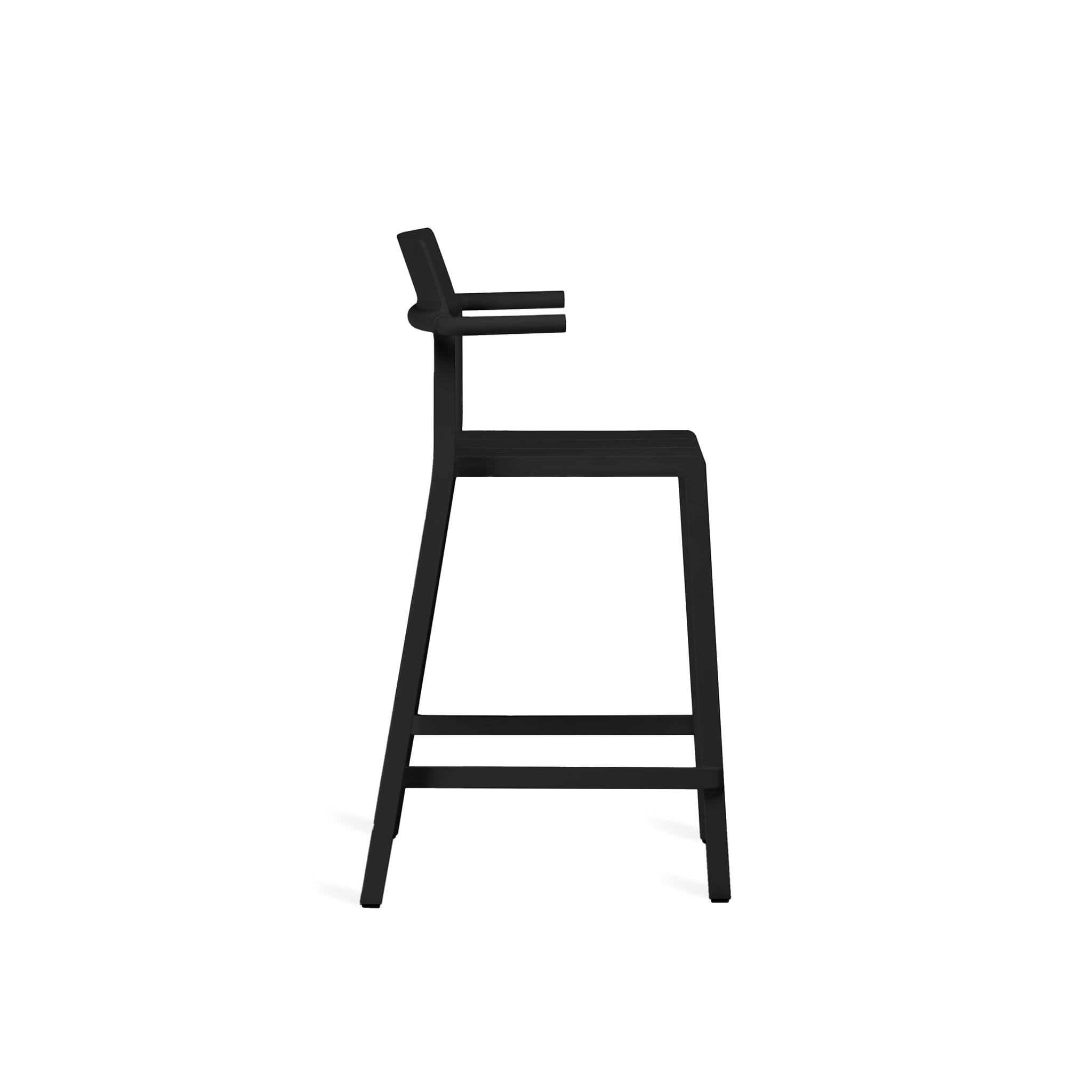 Yard Counter Stool with Arms - Indoor & Outdoor Use