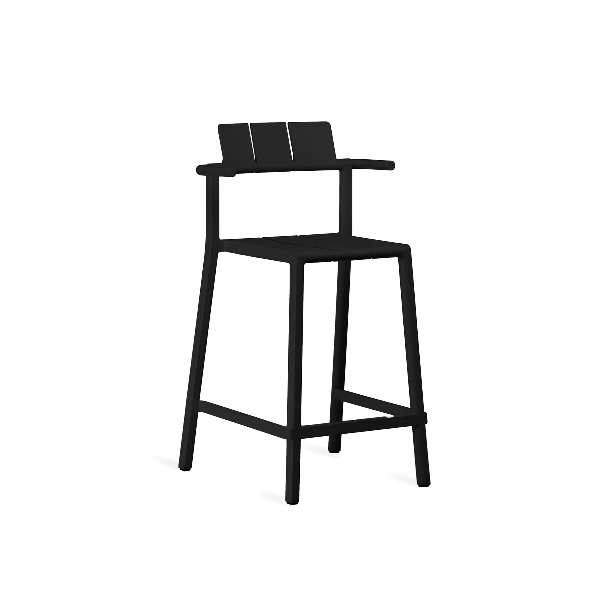 Yard Counter Stool with Arms - Indoor & Outdoor Use