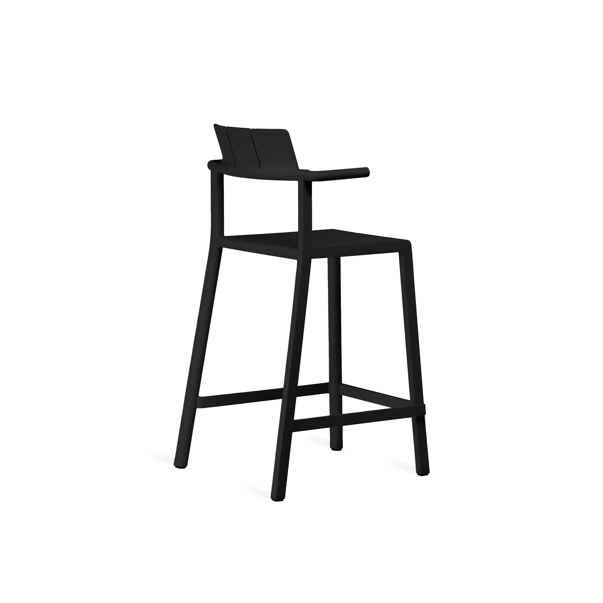Yard Counter Stool with Arms - Indoor & Outdoor Use