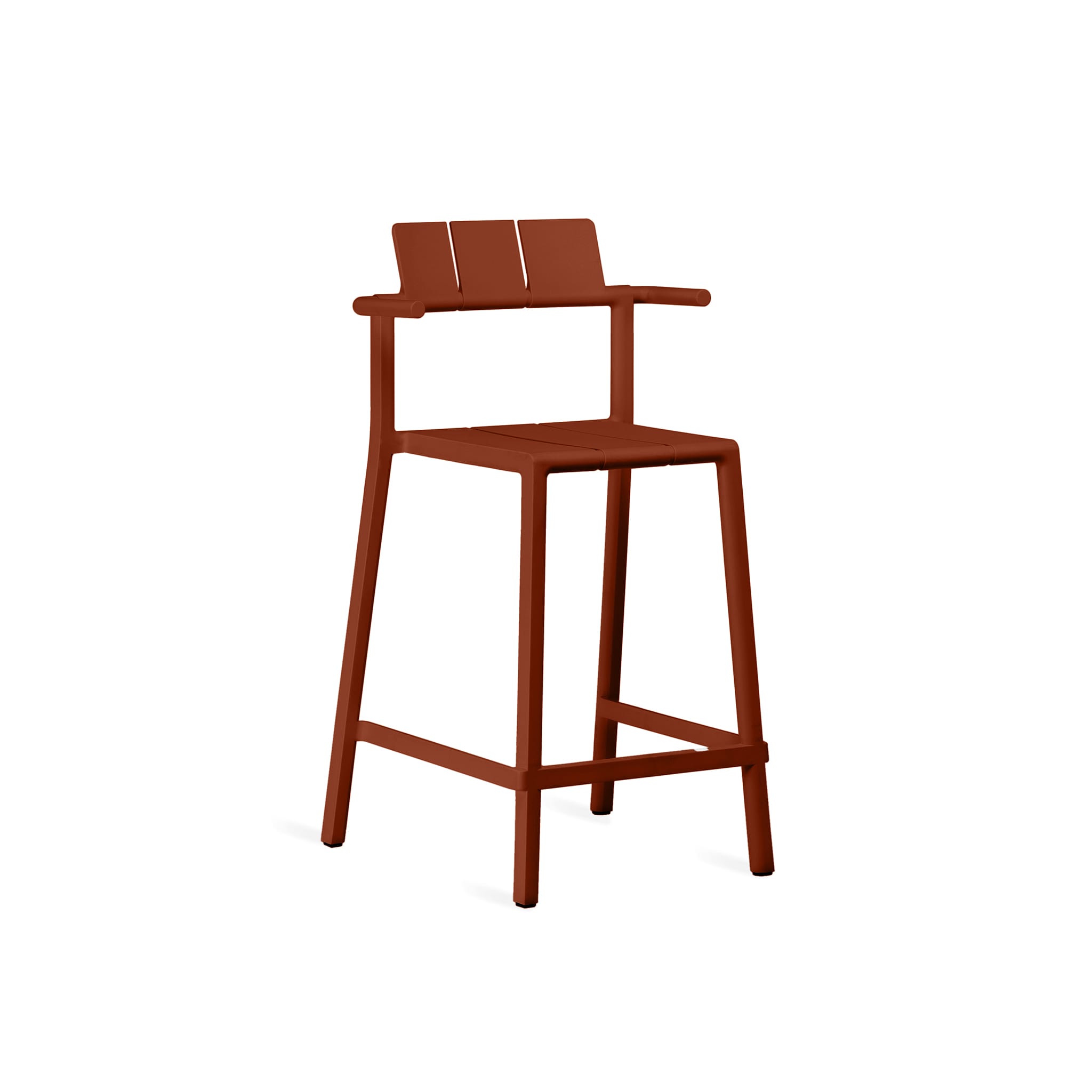 Yard Counter Stool with Arms - Indoor & Outdoor Use
