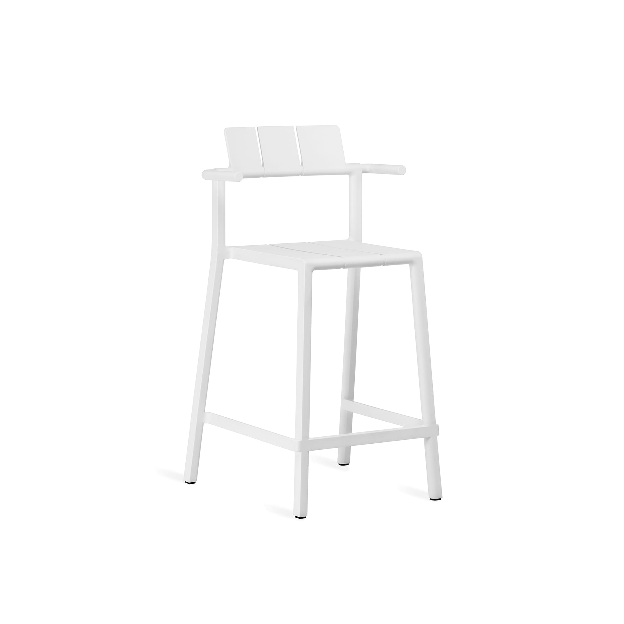 Yard Counter Stool with Arms - Indoor & Outdoor Use