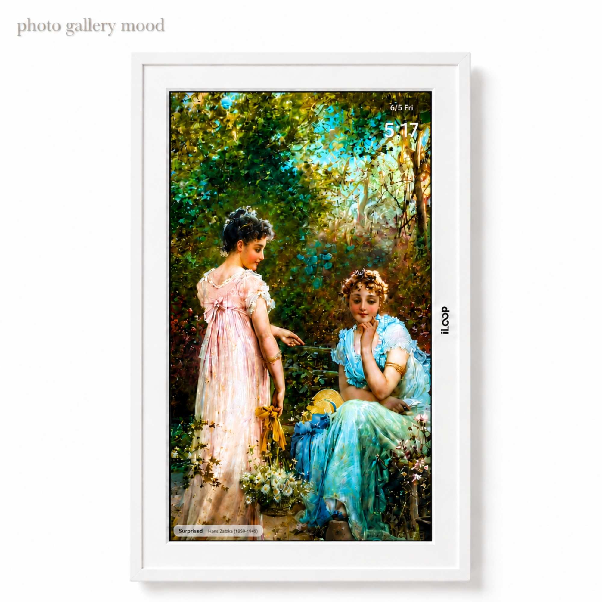 iLoop 10.1” Digital Calendar 32GB | Calendar, Wi-Fi Photo & Video Frame, Art Gallery | Premium Features No Subscription, Touchscreen