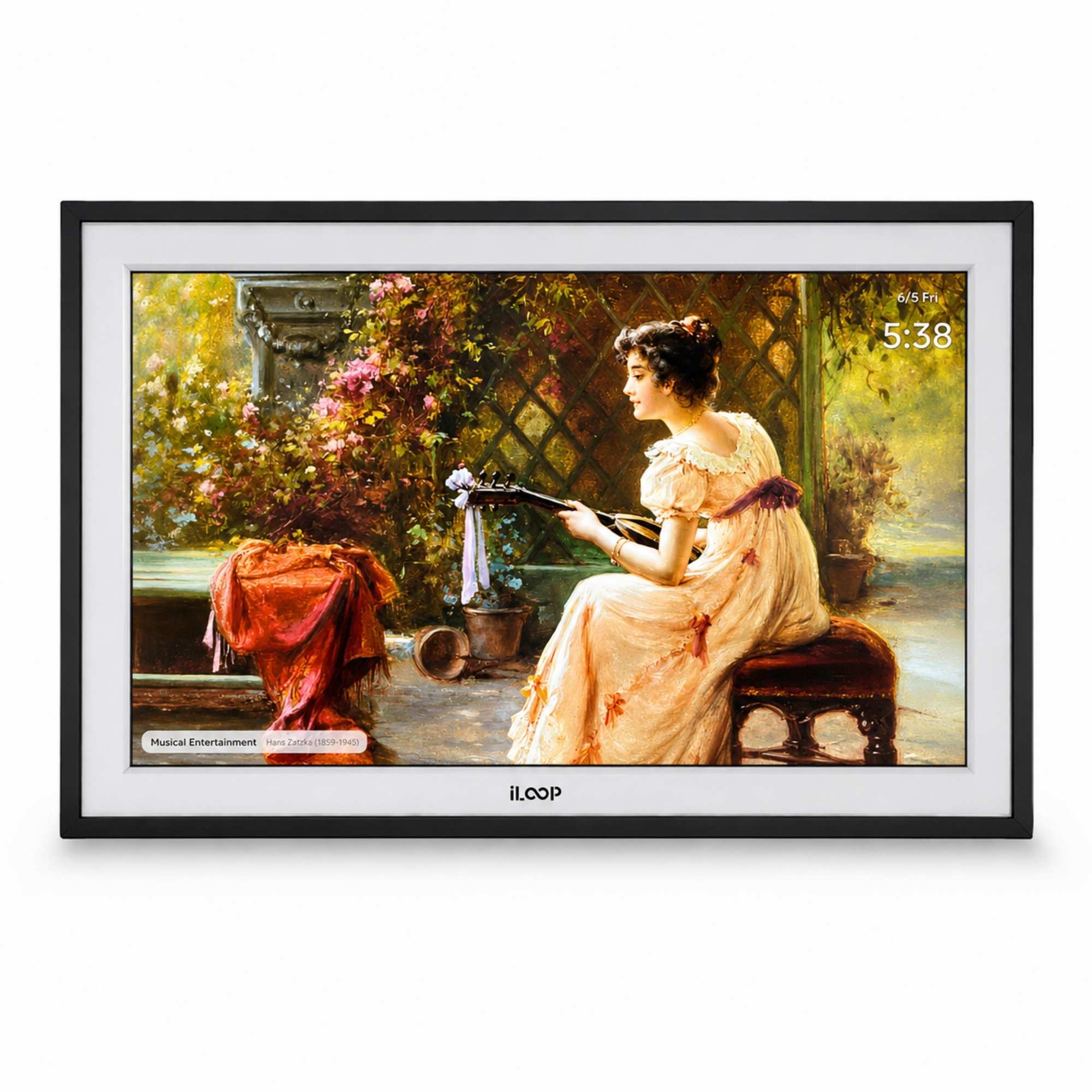 iLoop 10.1” Digital Calendar 32GB | Calendar, Wi-Fi Photo & Video Frame, Art Gallery | Premium Features No Subscription, Touchscreen