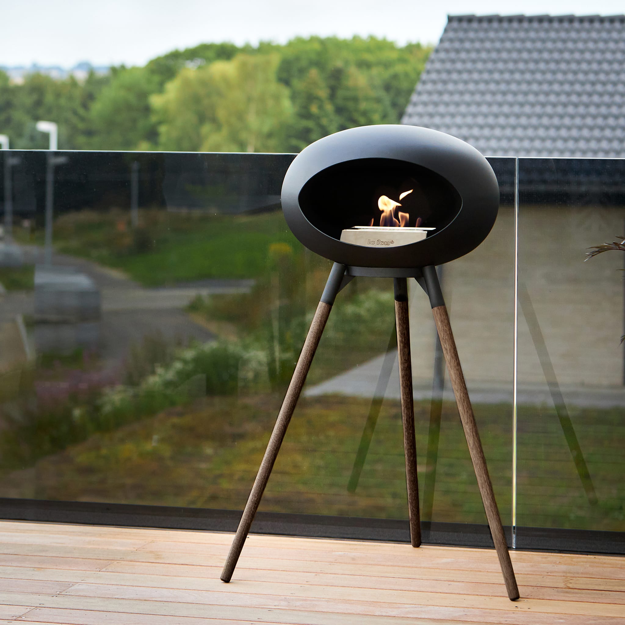 Le Feu Ground High Dome - Black