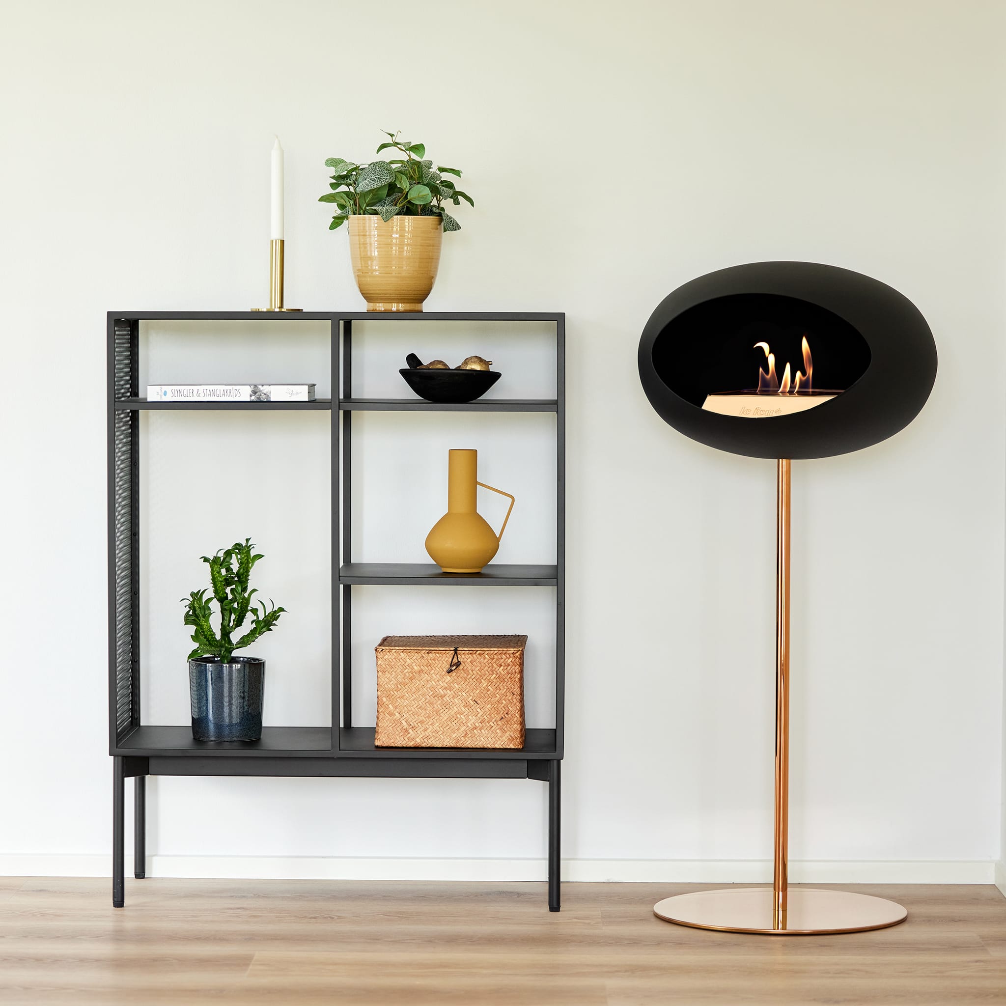 Le Feu Steel High Dome - Black