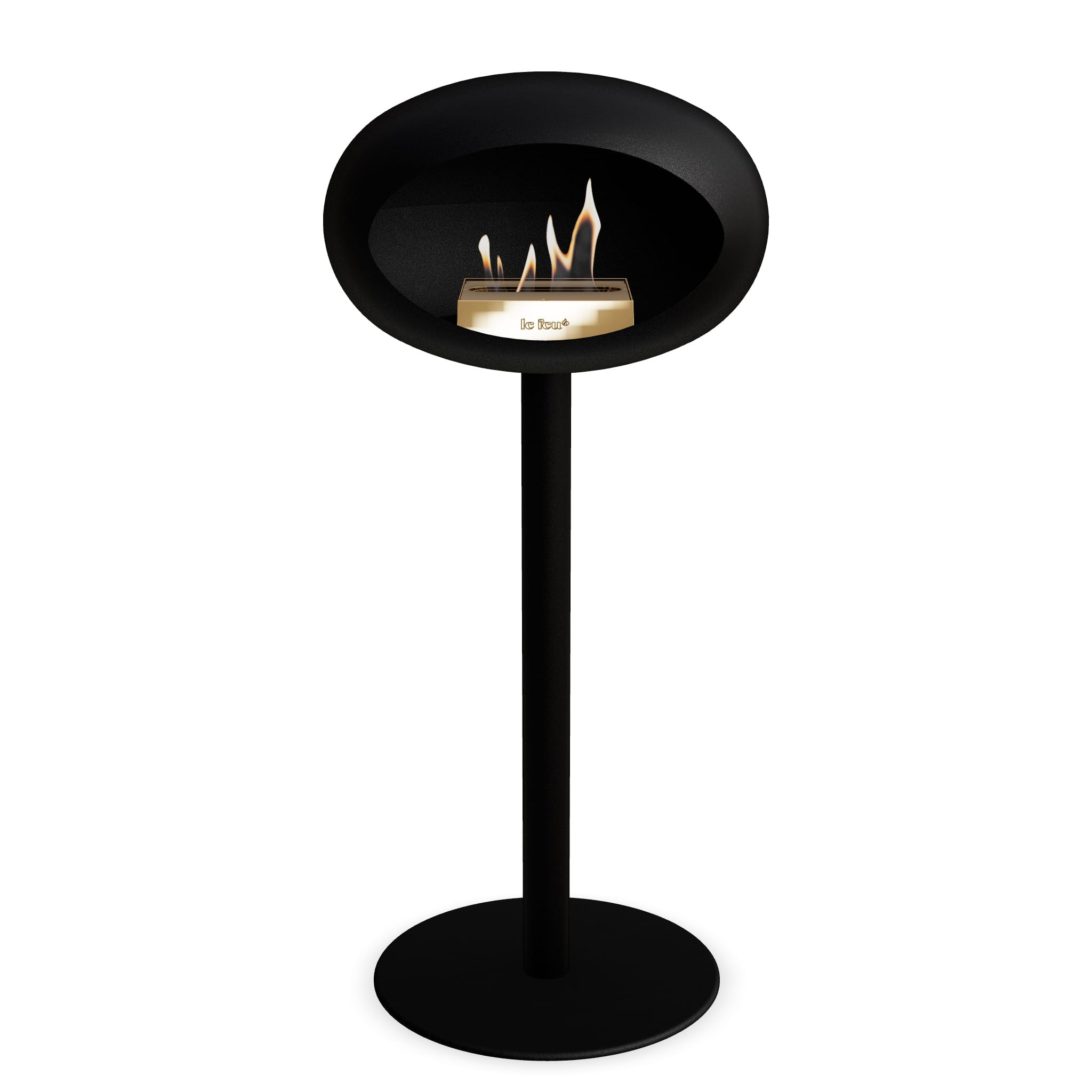 Le Feu Steel High Dome - Black