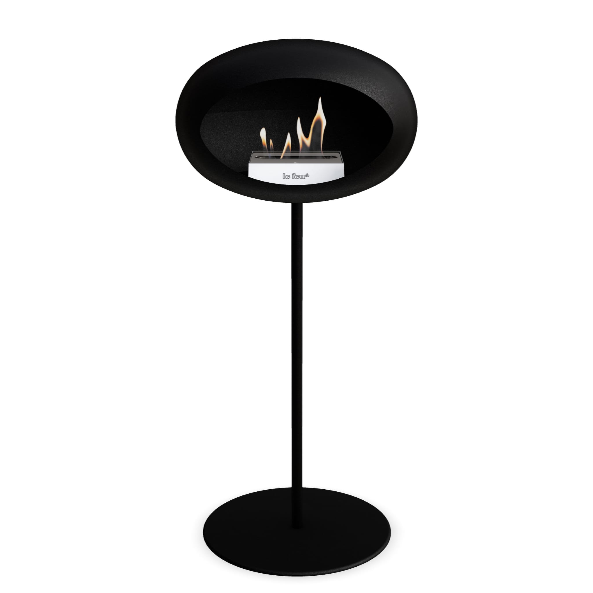 Le Feu Steel High Dome - Black