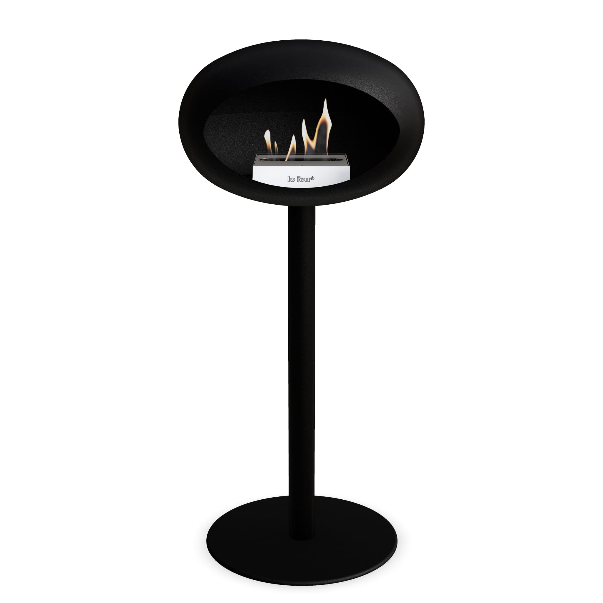 Le Feu Steel High Dome - Black