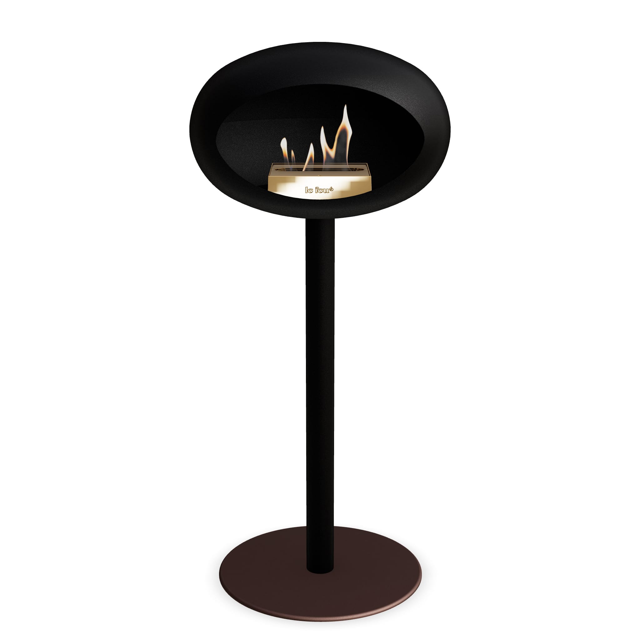 Le Feu Steel High Dome - Black