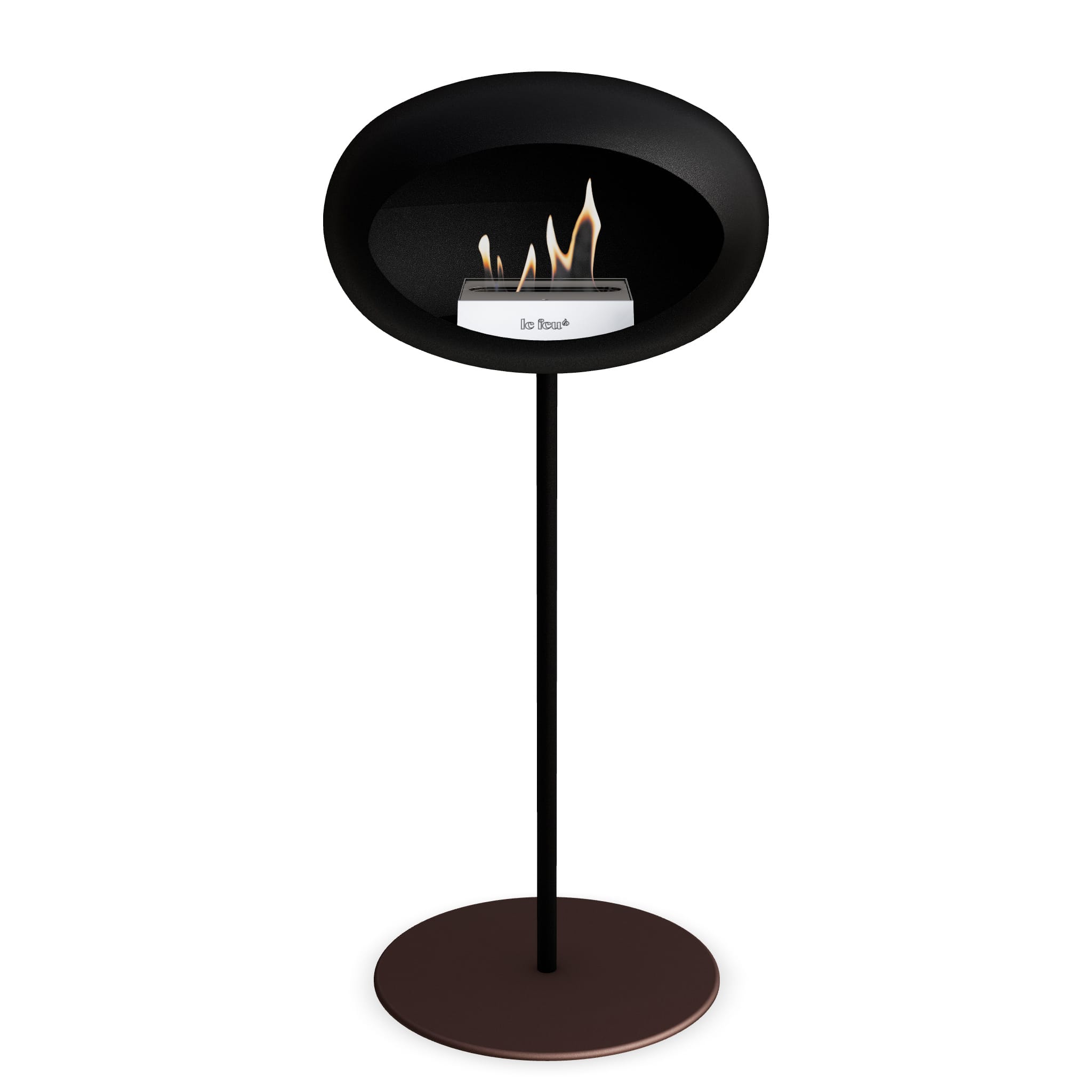 Le Feu Steel High Dome - Black