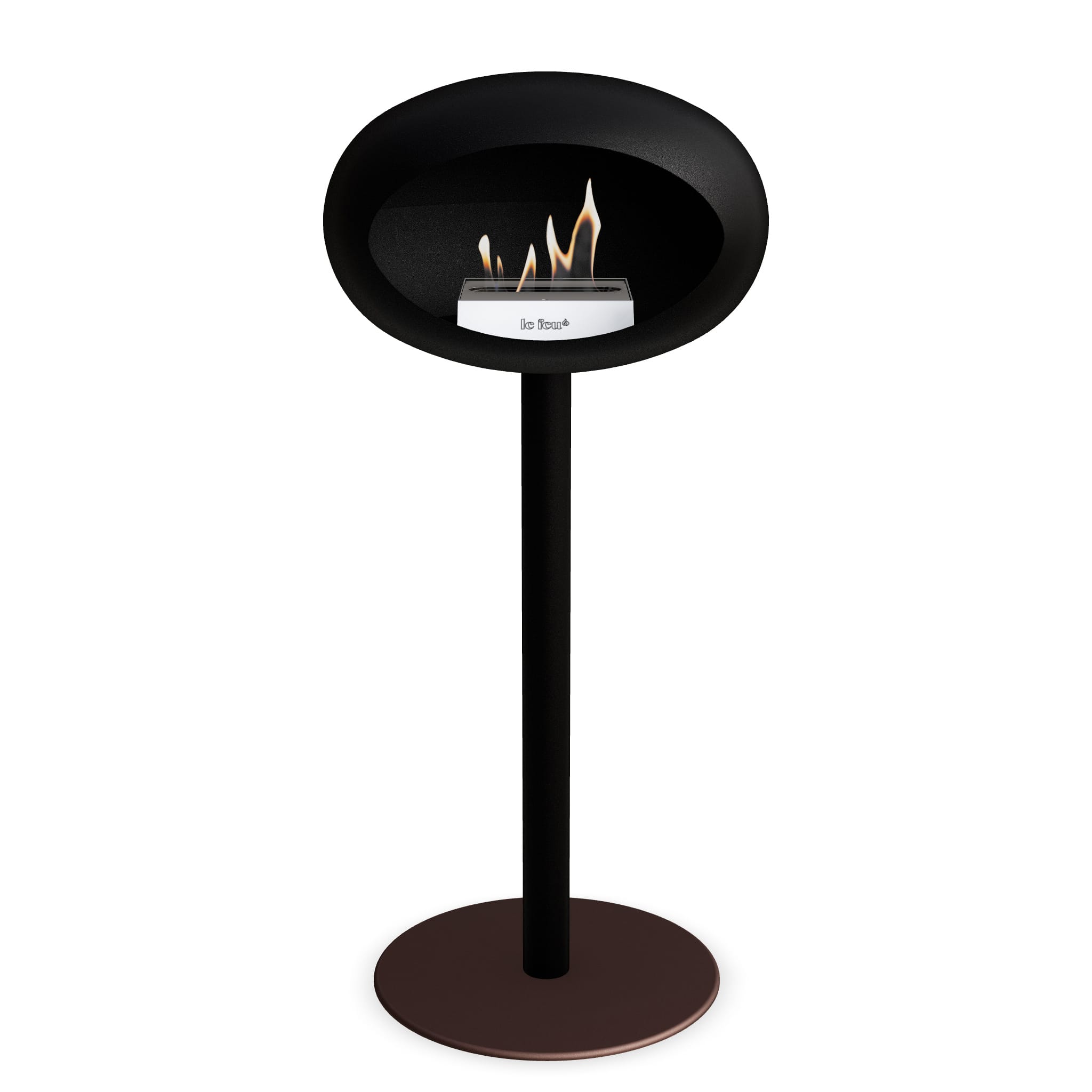 Le Feu Steel High Dome - Black
