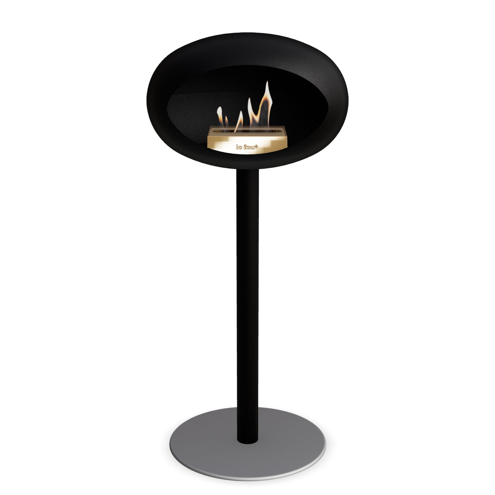 Le Feu Steel High Dome - Black