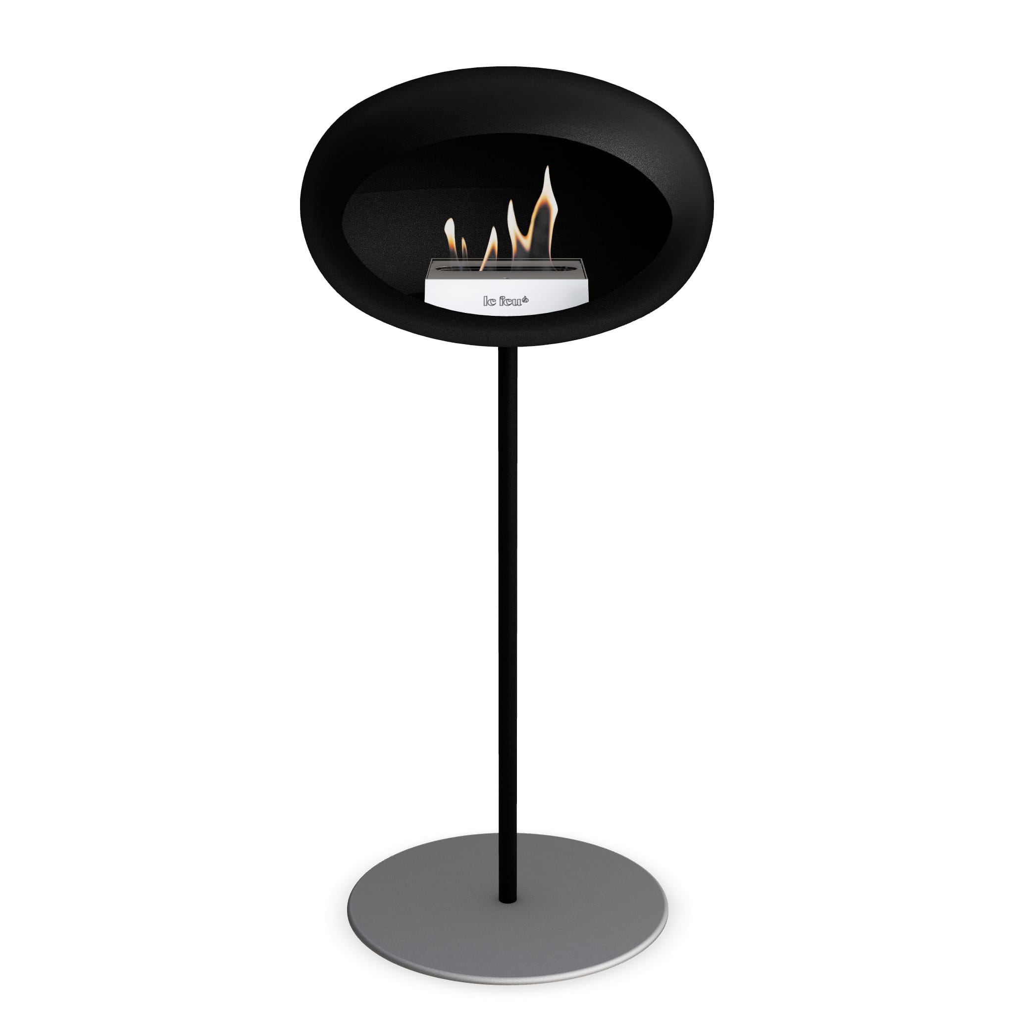 Le Feu Steel High Dome - Black