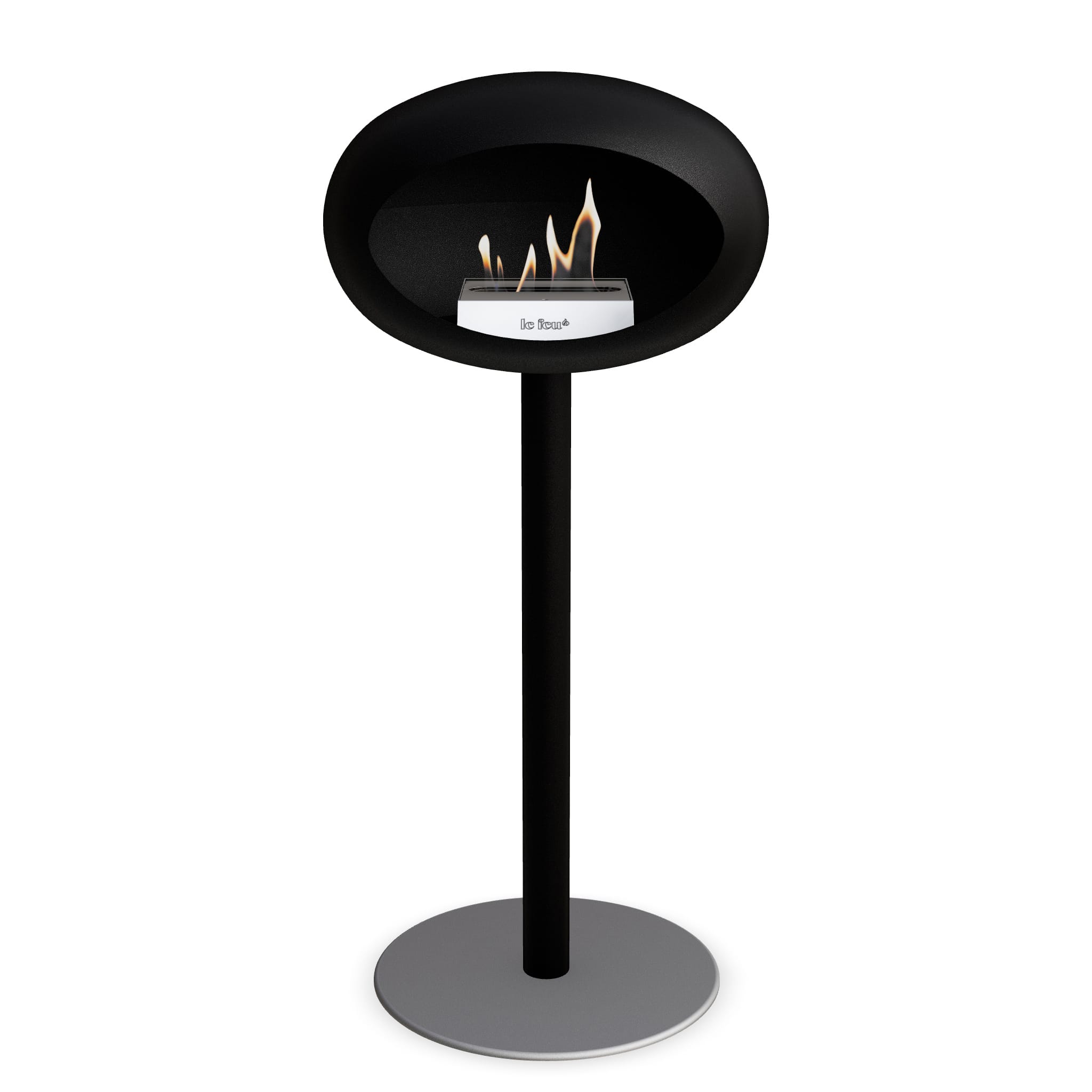 Le Feu Steel High Dome - Black