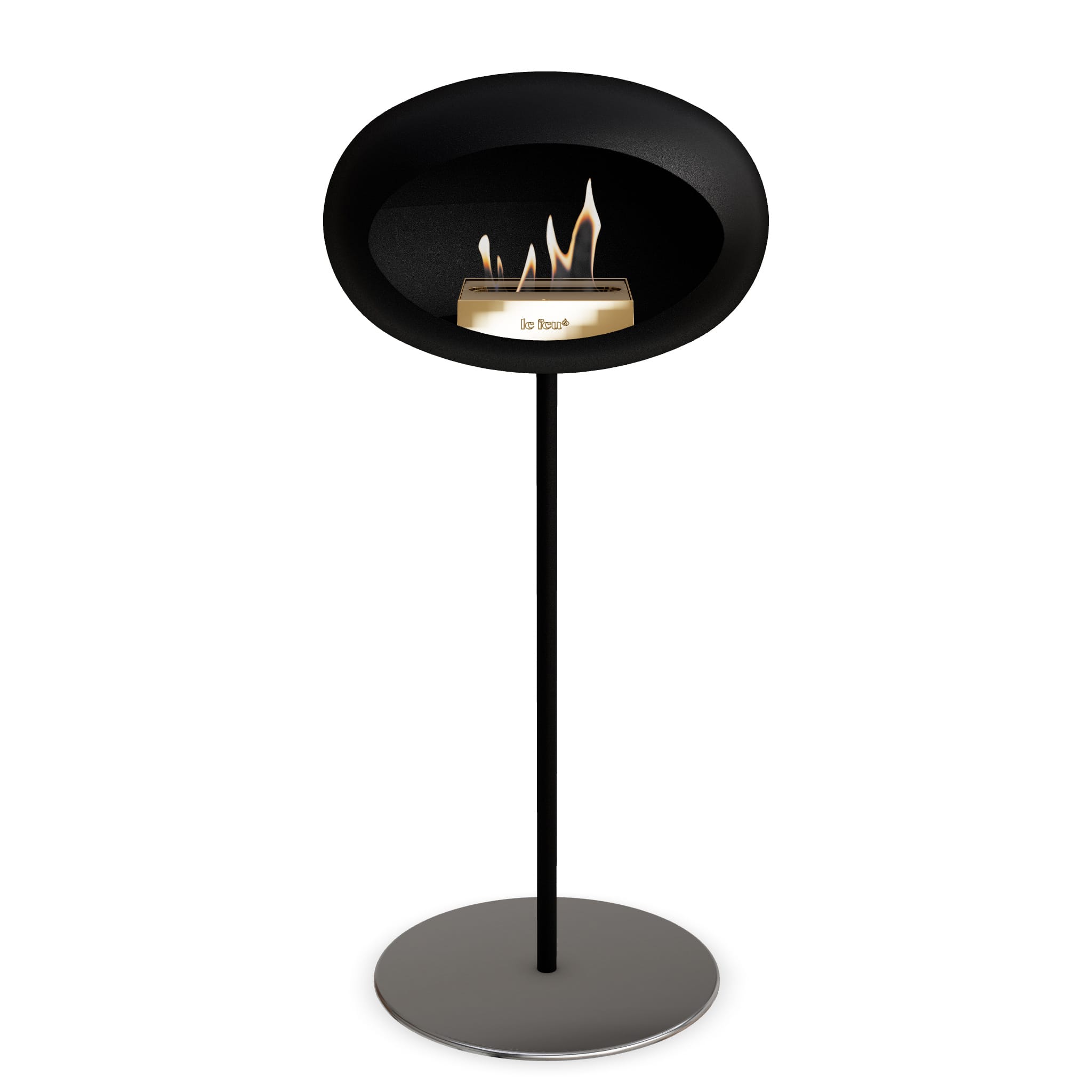 Le Feu Steel High Dome - Black