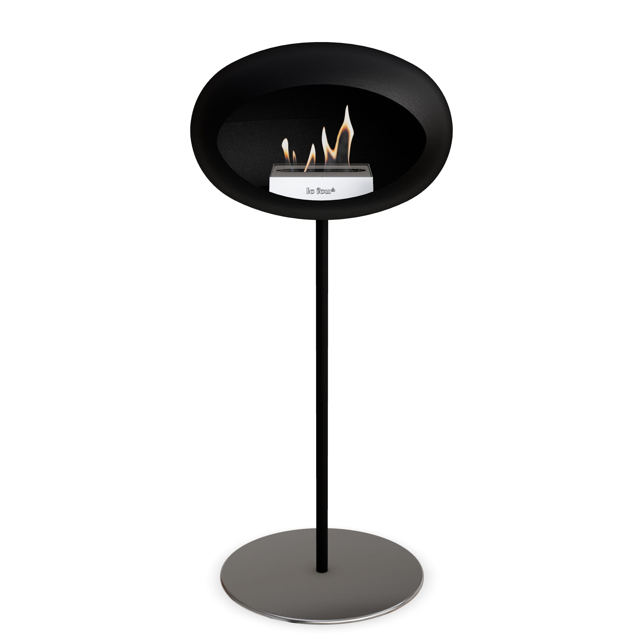 Le Feu Steel High Dome - Black