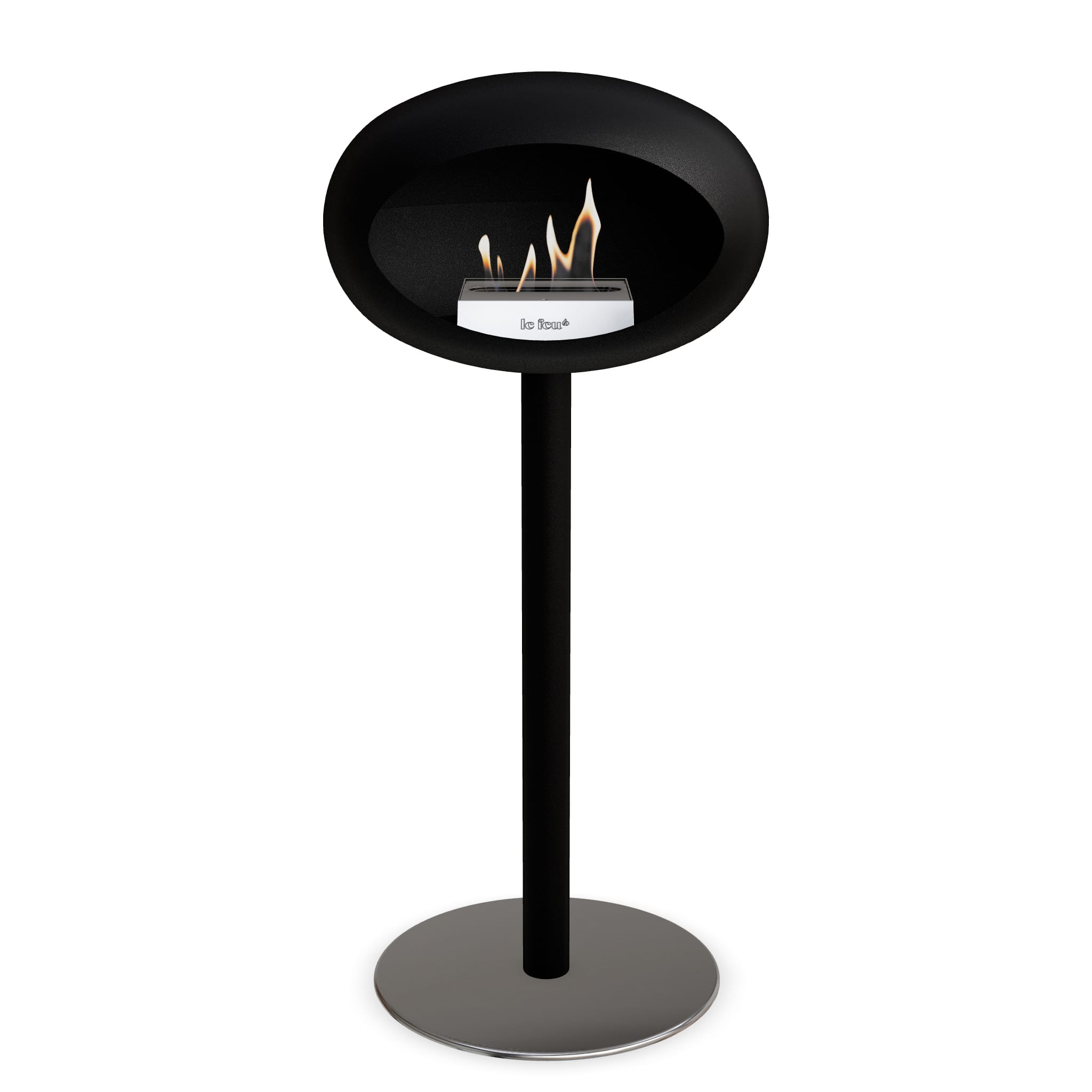 Le Feu Steel High Dome - Black