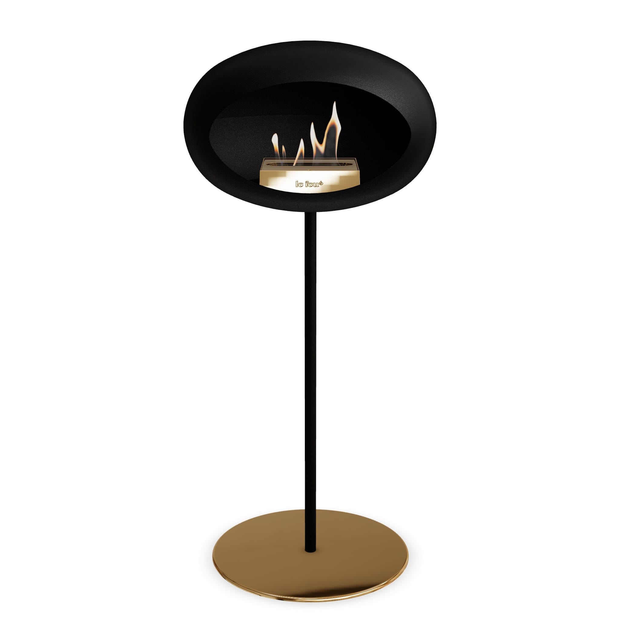 Le Feu Steel High Dome - Black