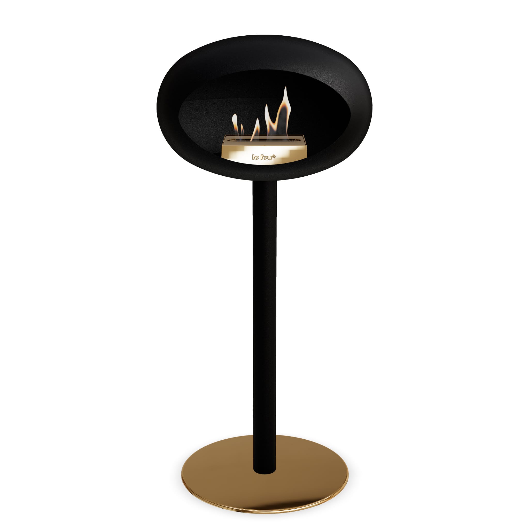 Le Feu Steel High Dome - Black