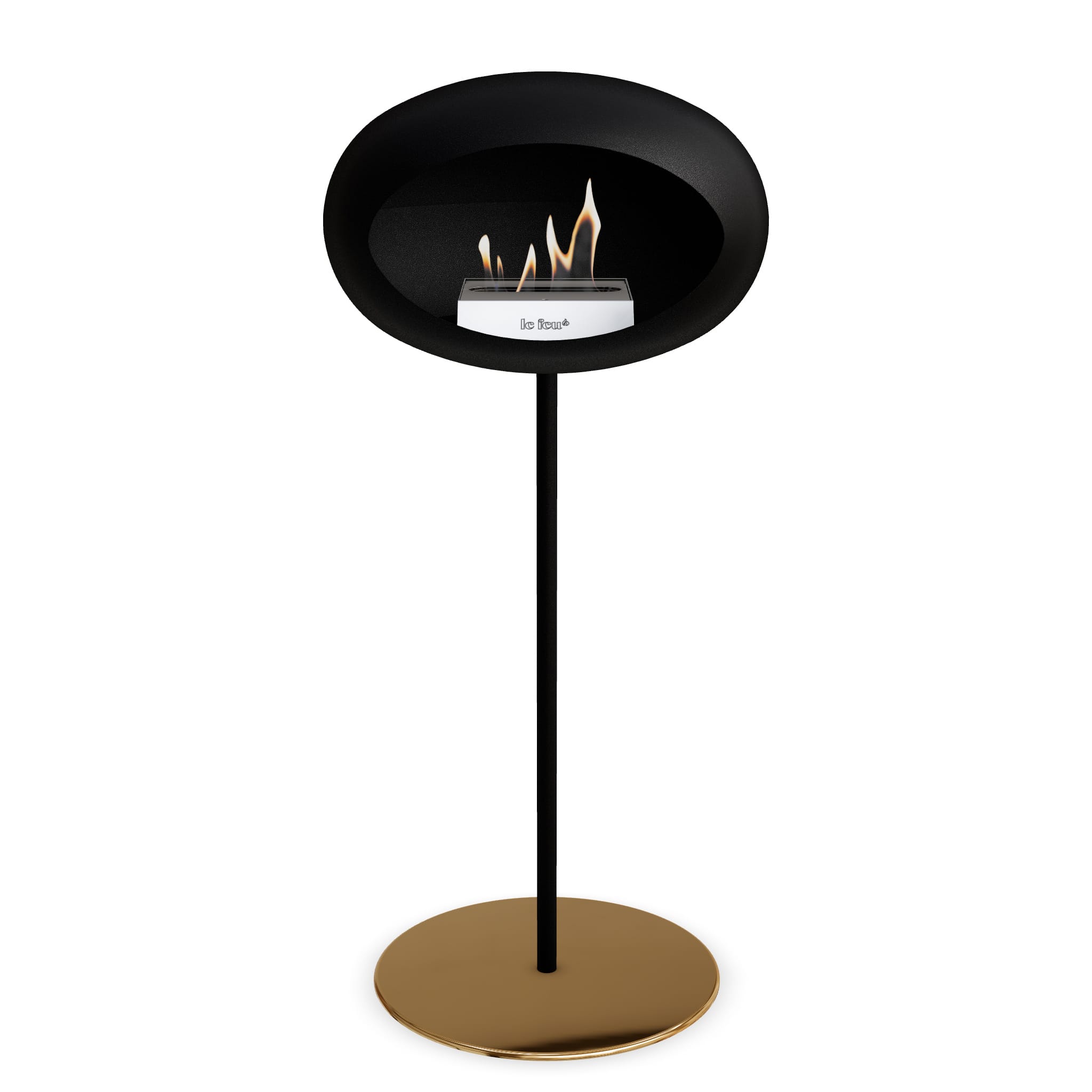 Le Feu Steel High Dome - Black