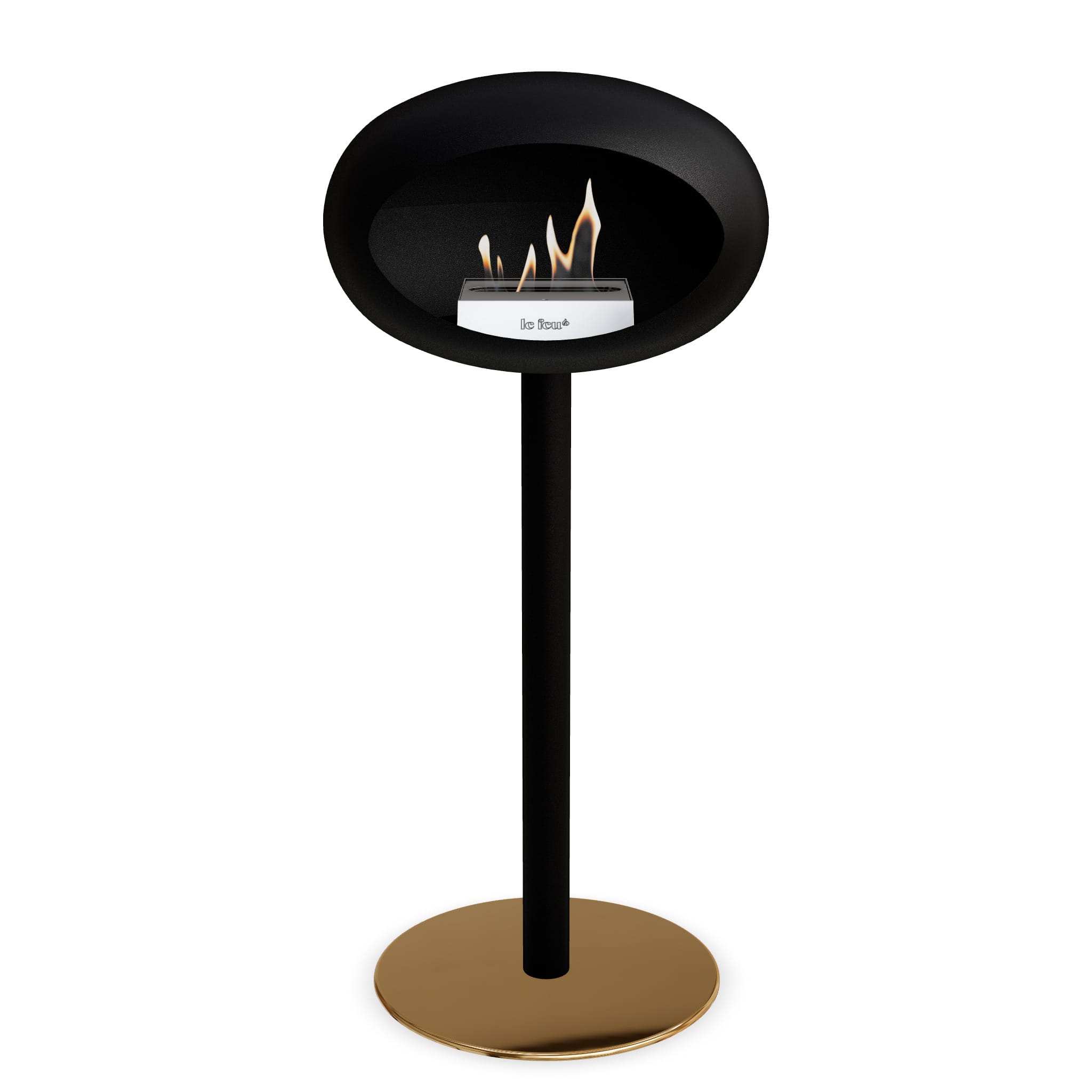 Le Feu Steel High Dome - Black