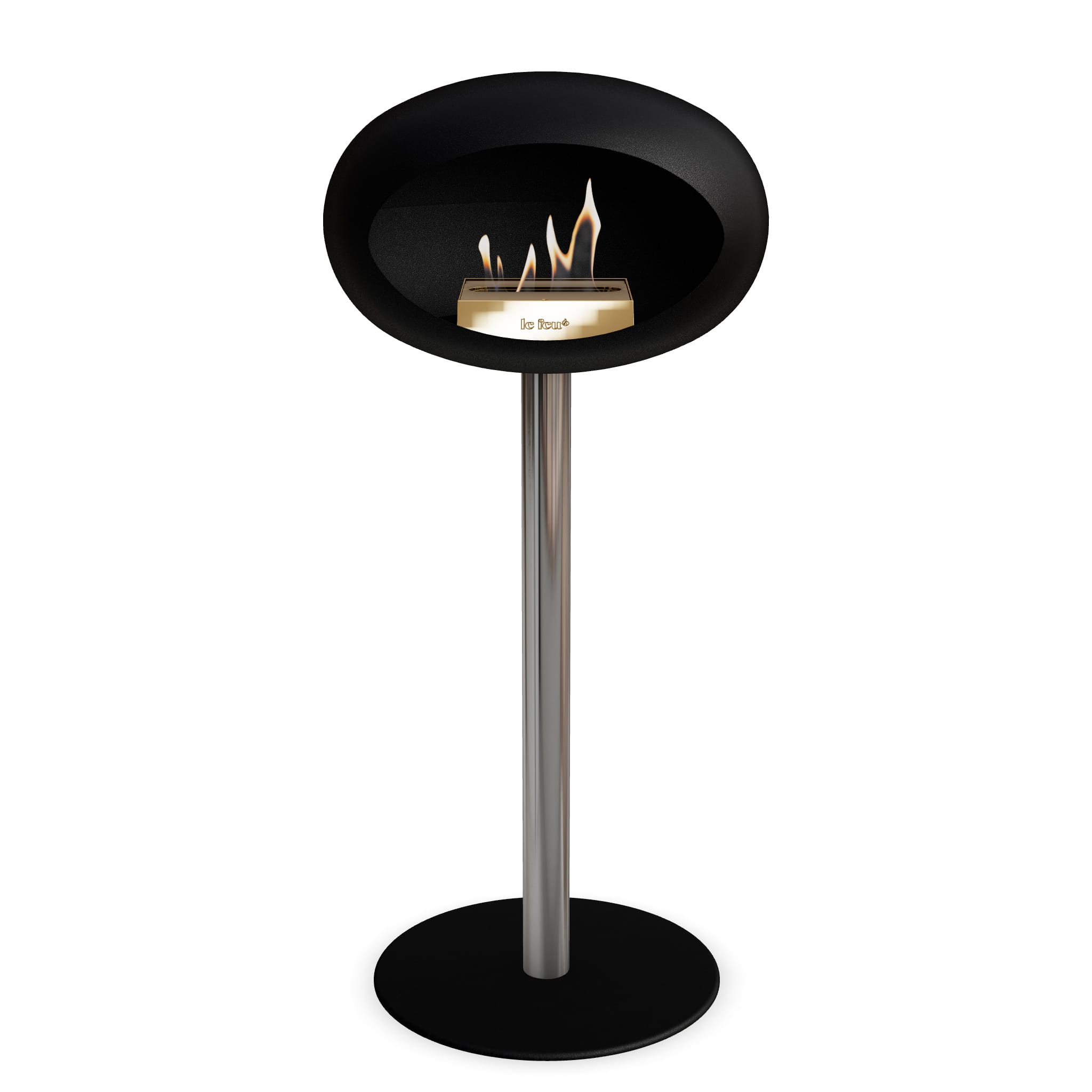 Le Feu Steel High Dome - Black