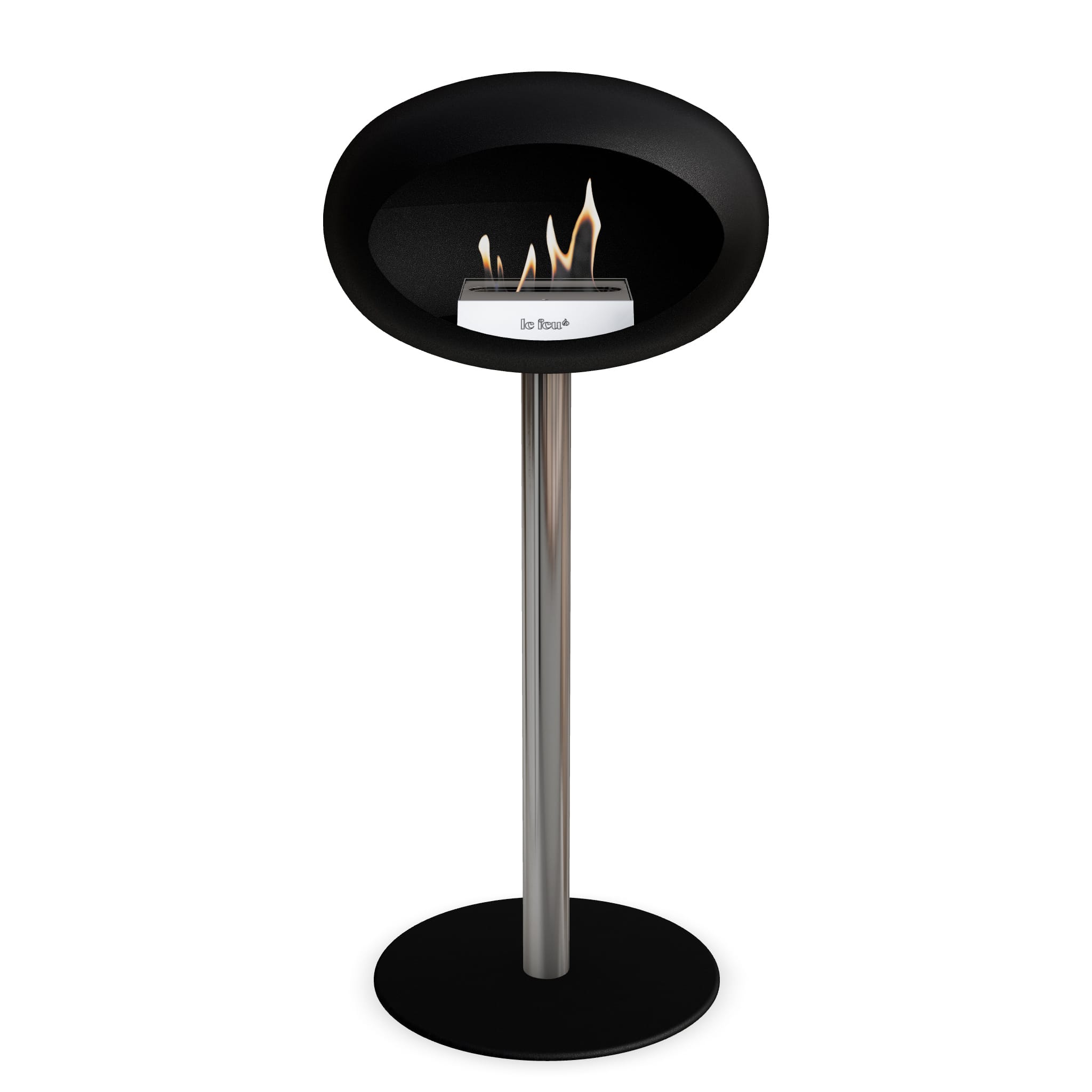 Le Feu Steel High Dome - Black