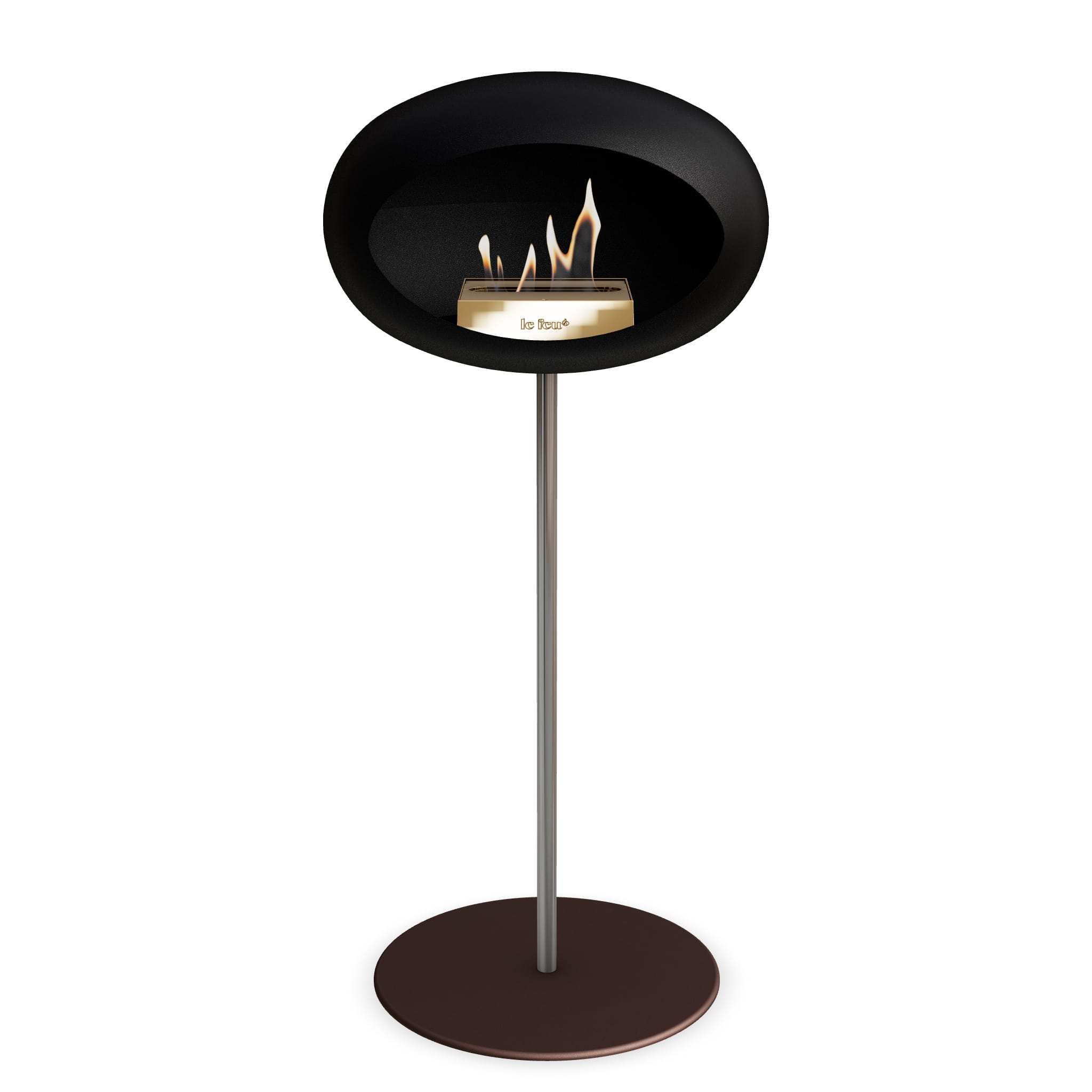 Le Feu Steel High Dome - Black