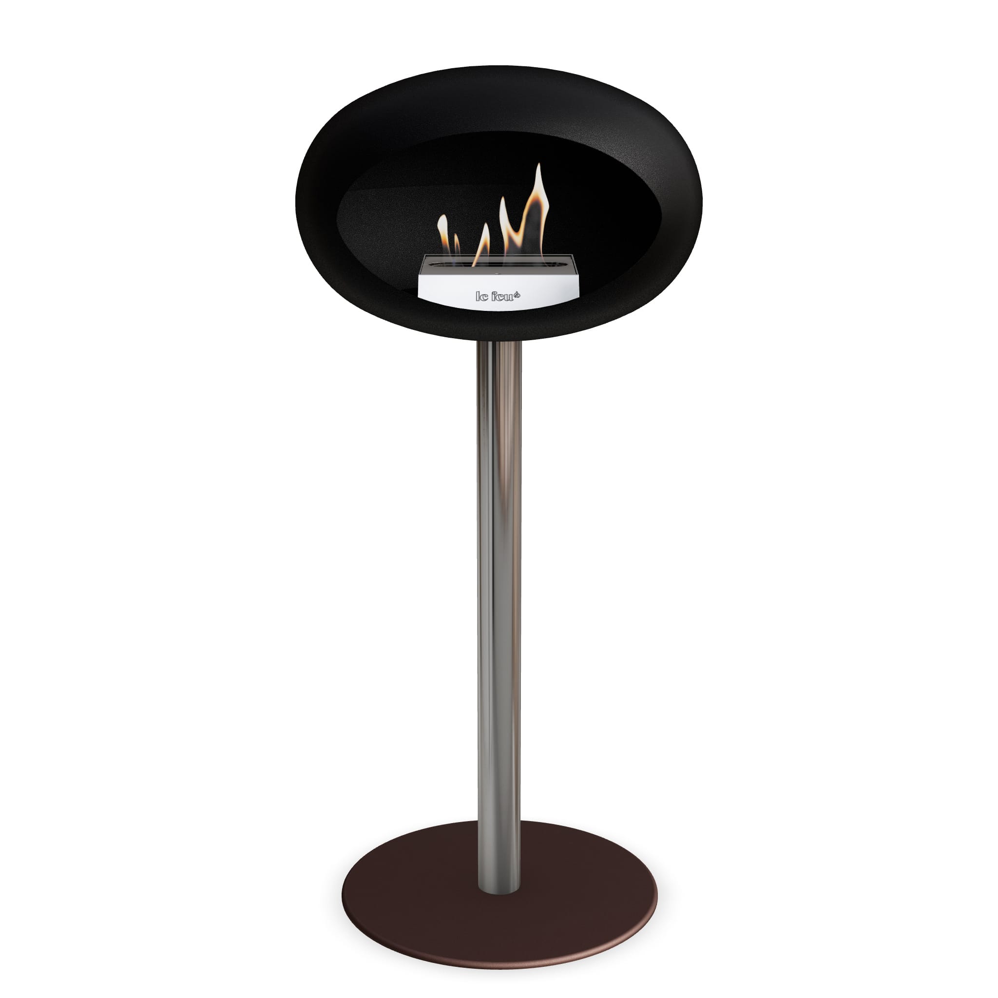 Le Feu Steel High Dome - Black